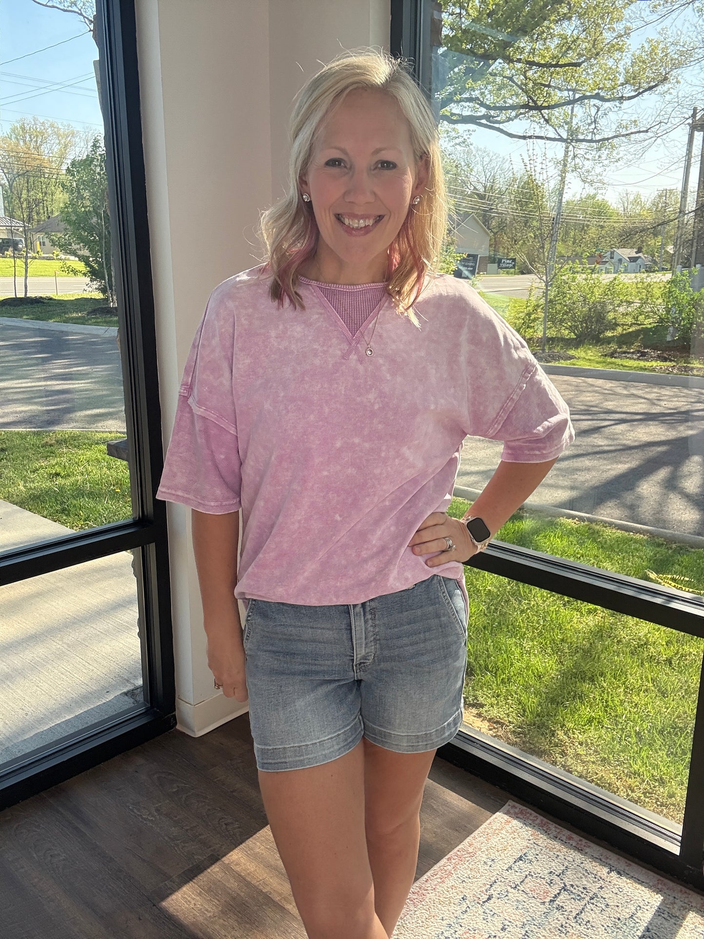 Off-Duty Tee- Purple