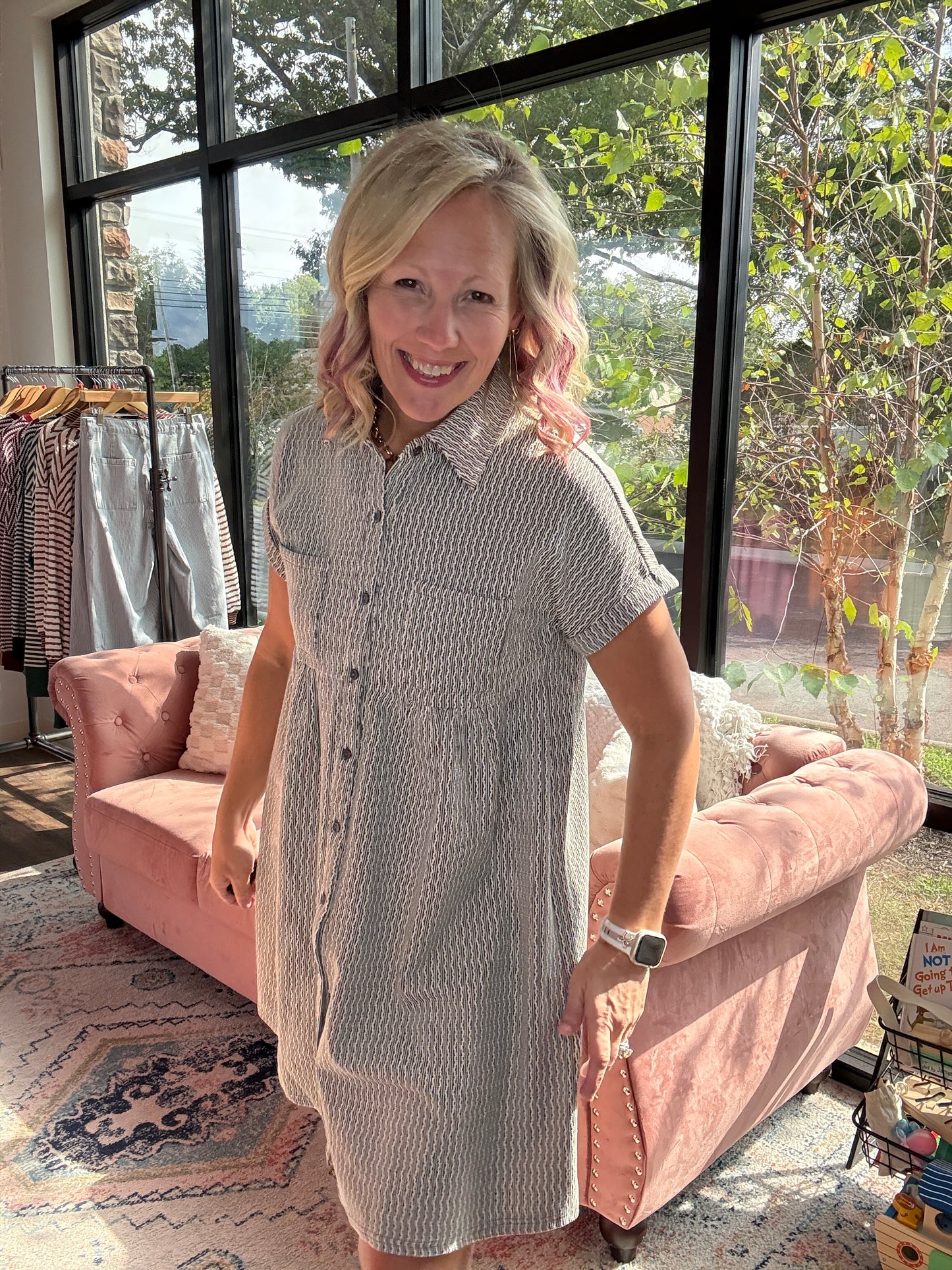 Charcoal Charm Dress