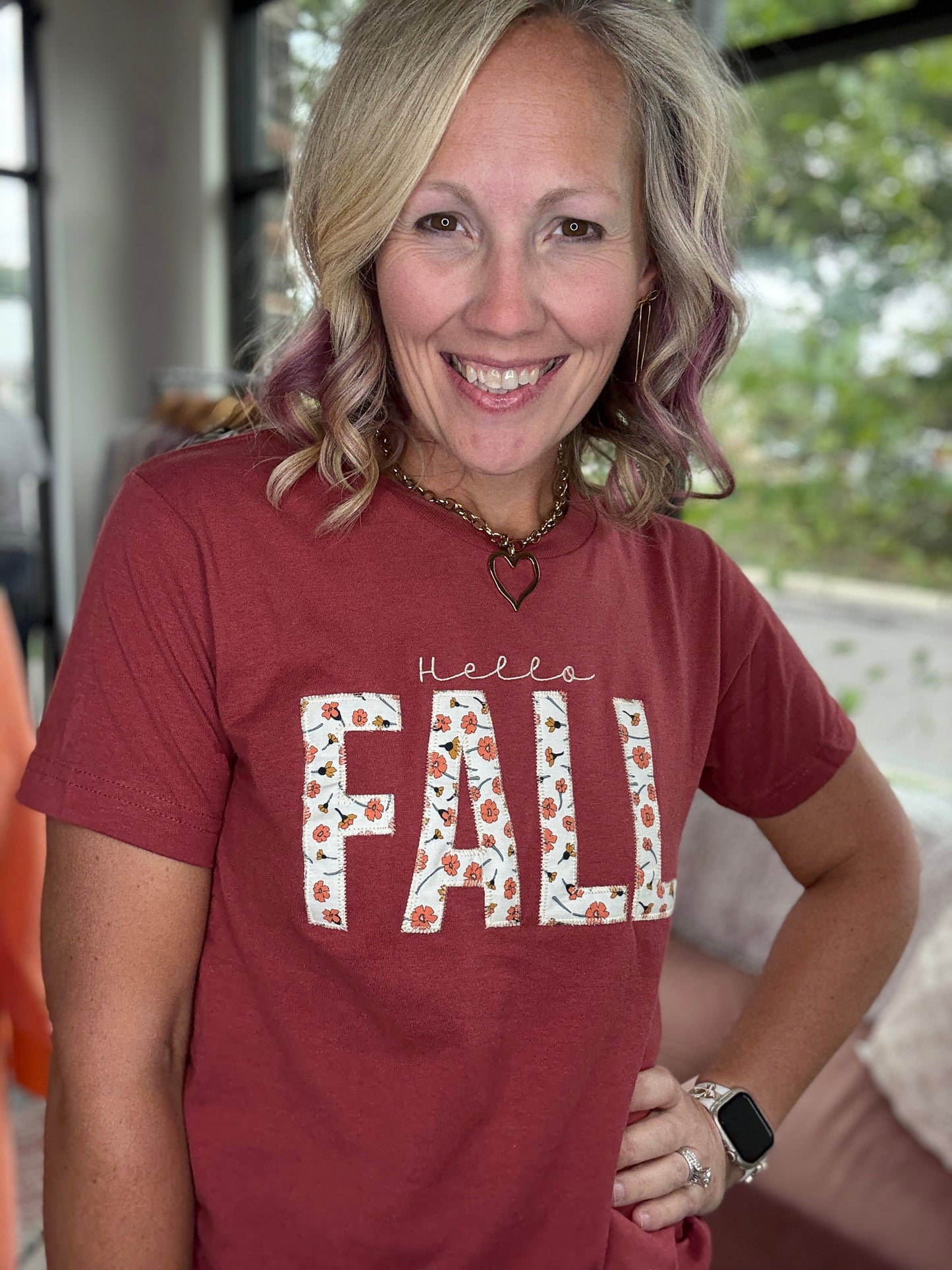 Hello Fall Applique Tee
