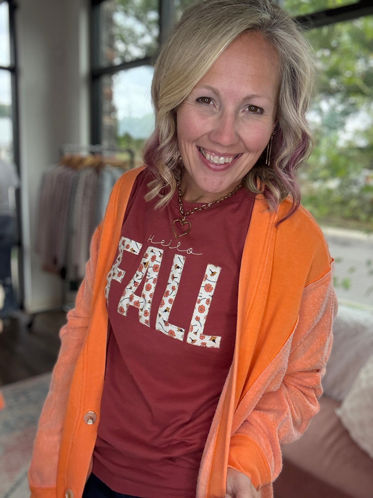 Hello Fall Applique Tee