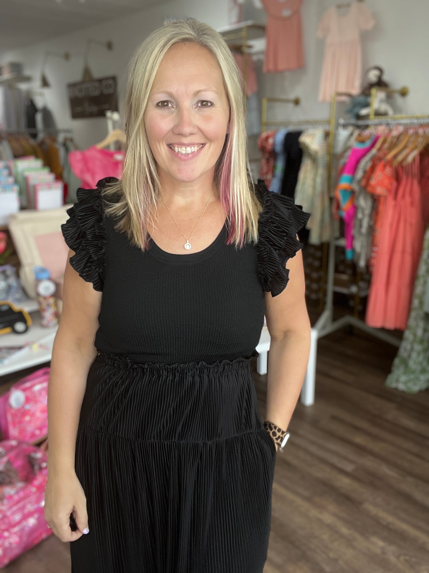 Carleigh Dress- Black