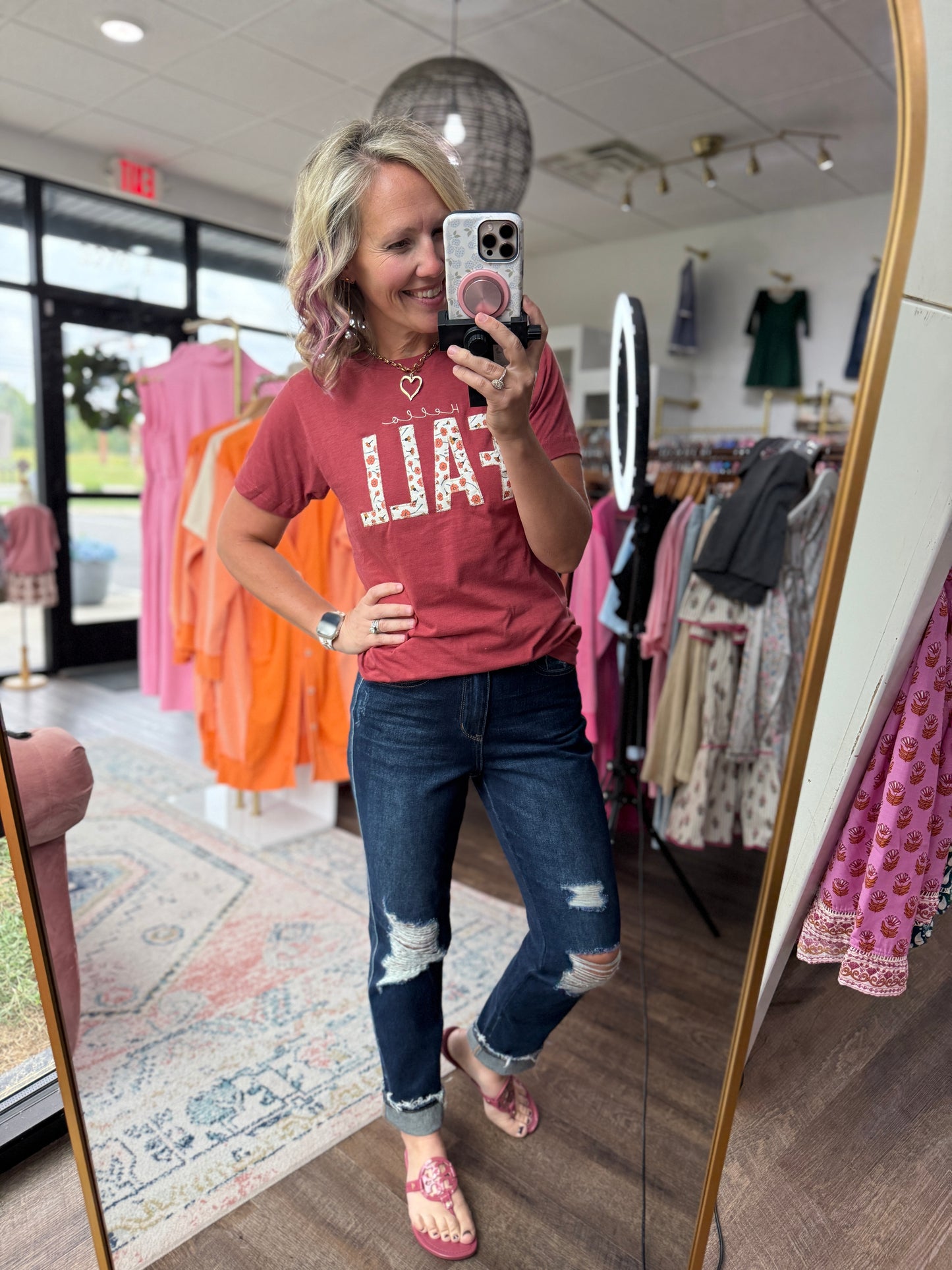 Hello Fall Applique Tee