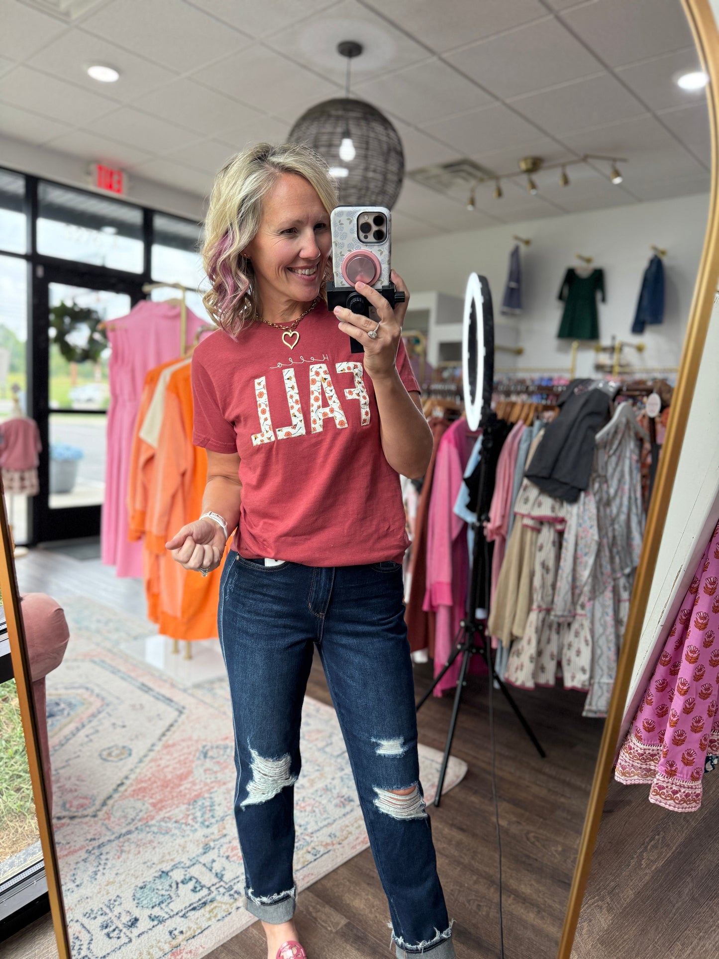 Hello Fall Applique Tee