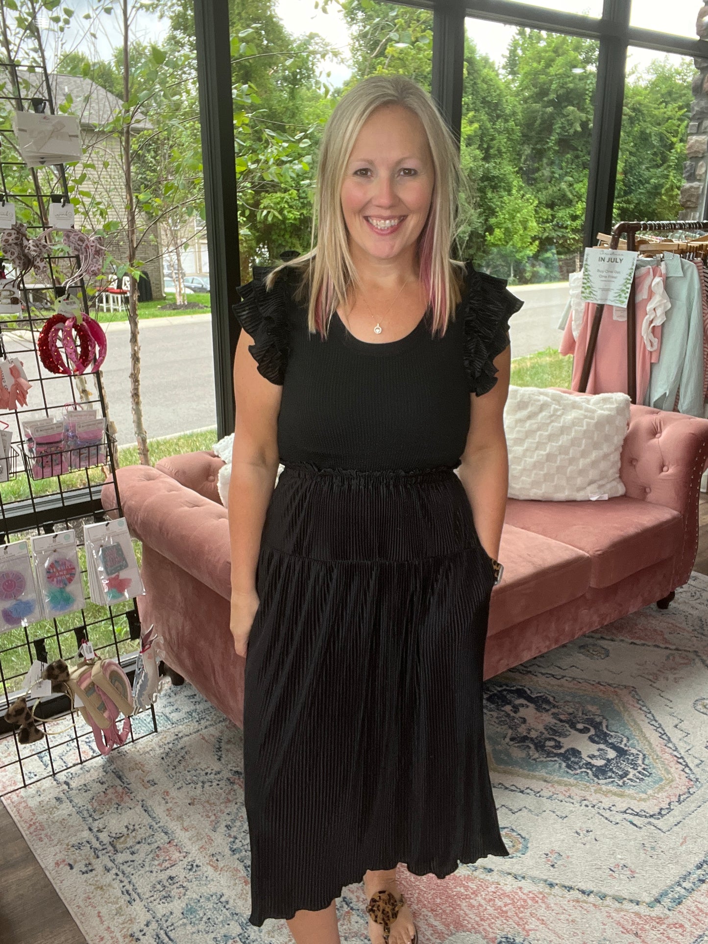 Carleigh Dress- Black