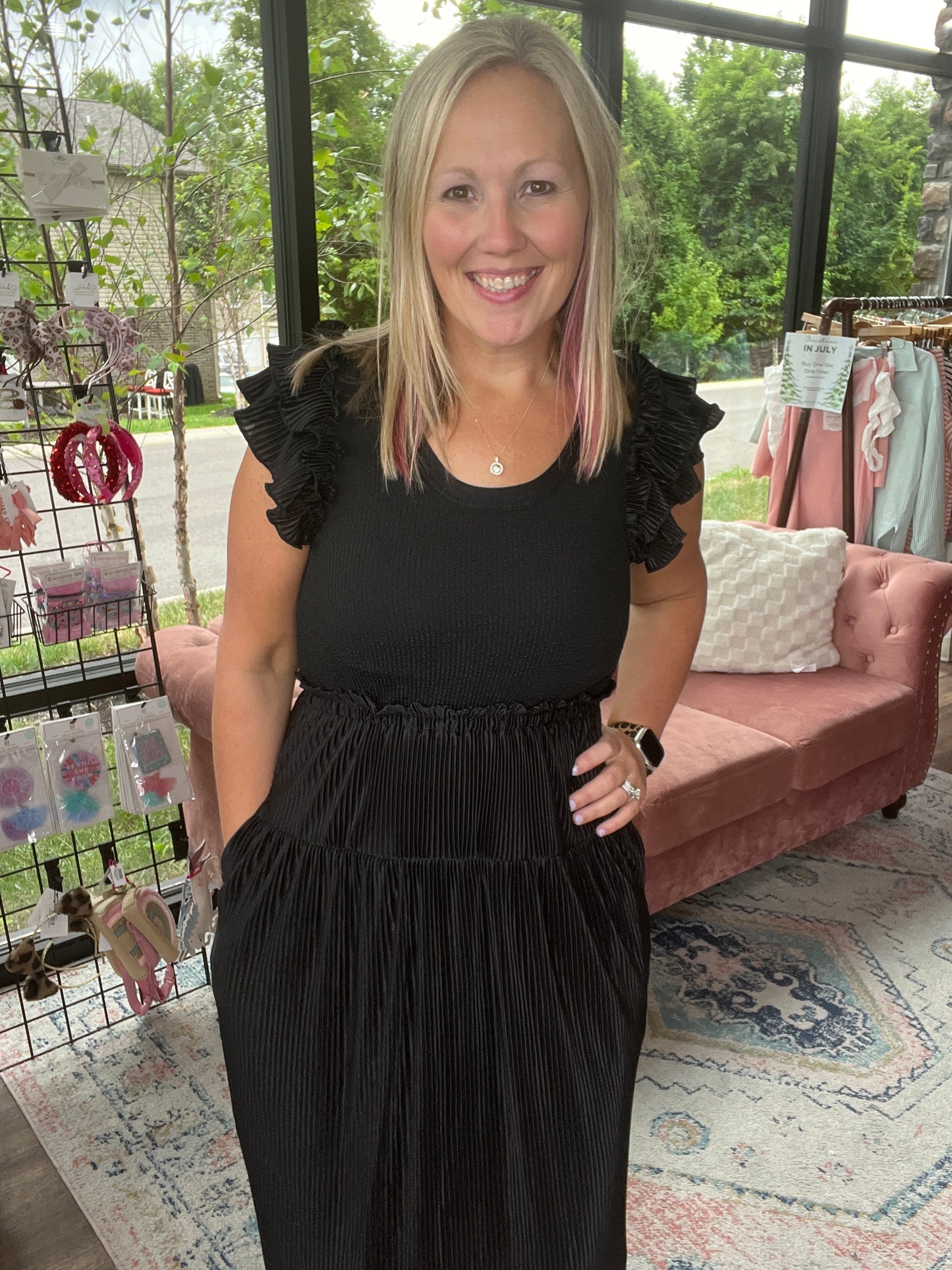 Carleigh Dress- Black