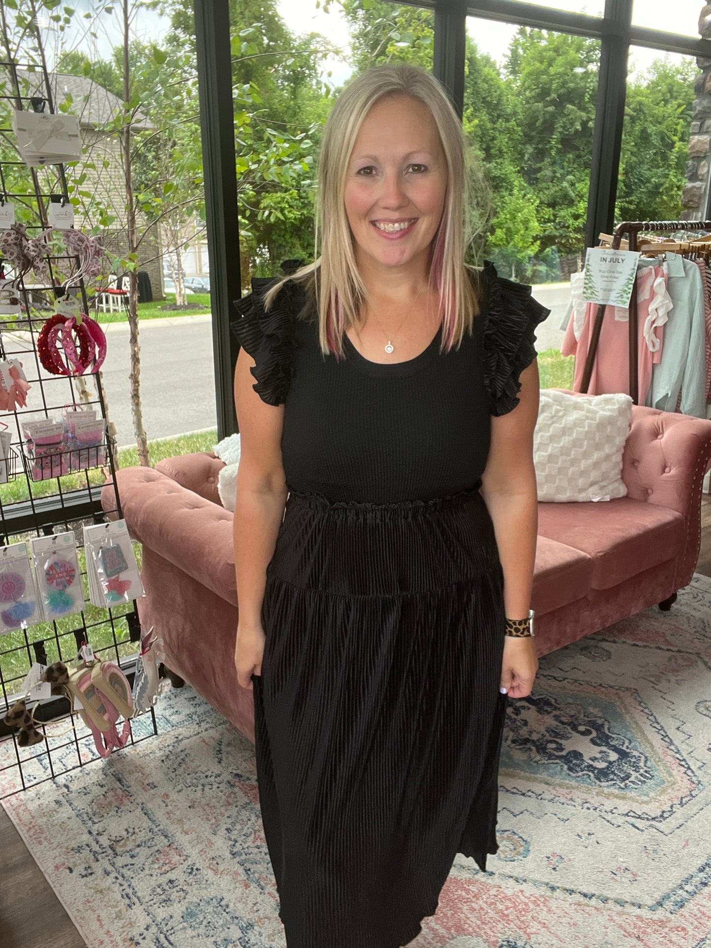 Carleigh Dress- Black