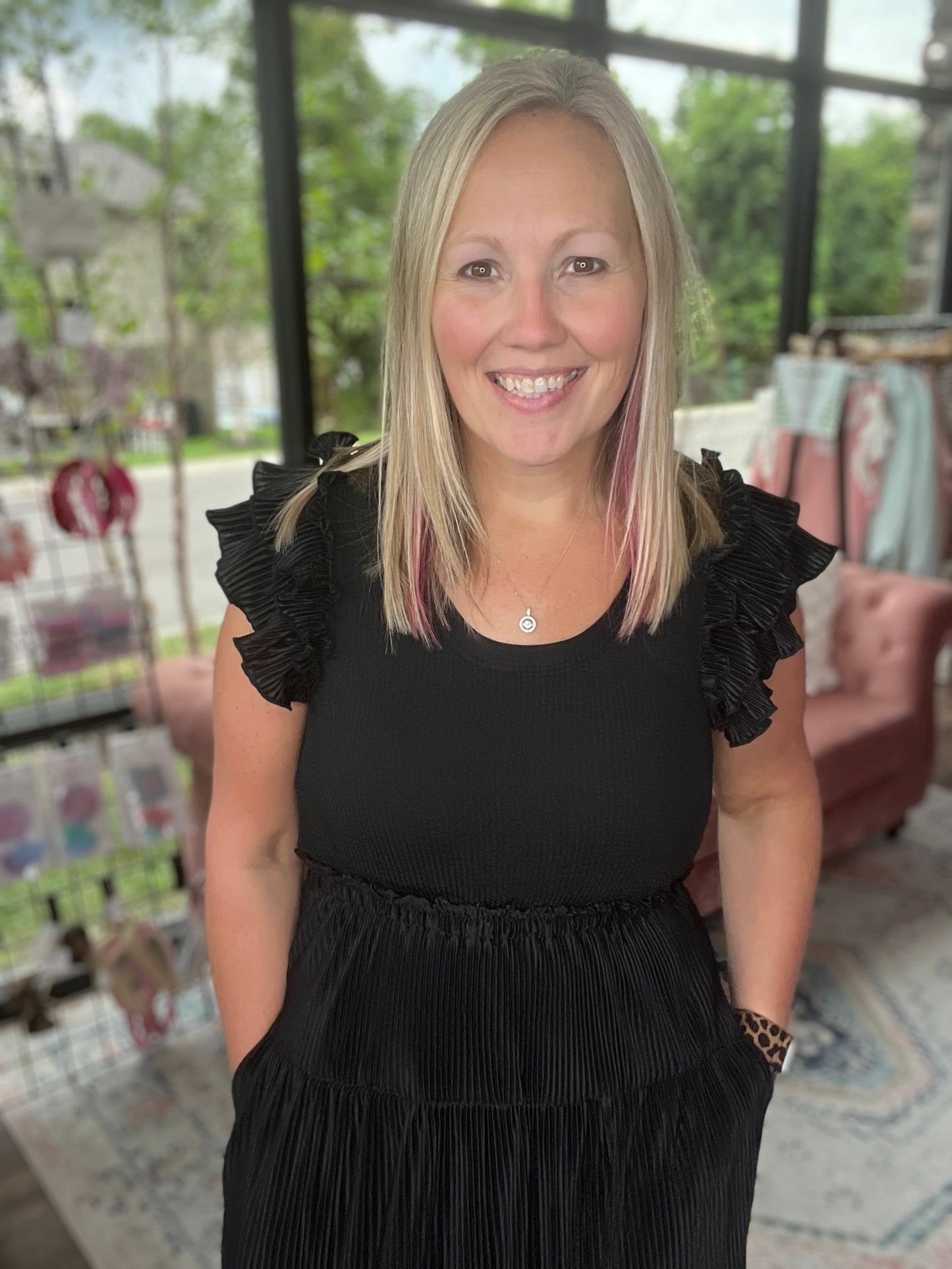 Carleigh Dress- Black