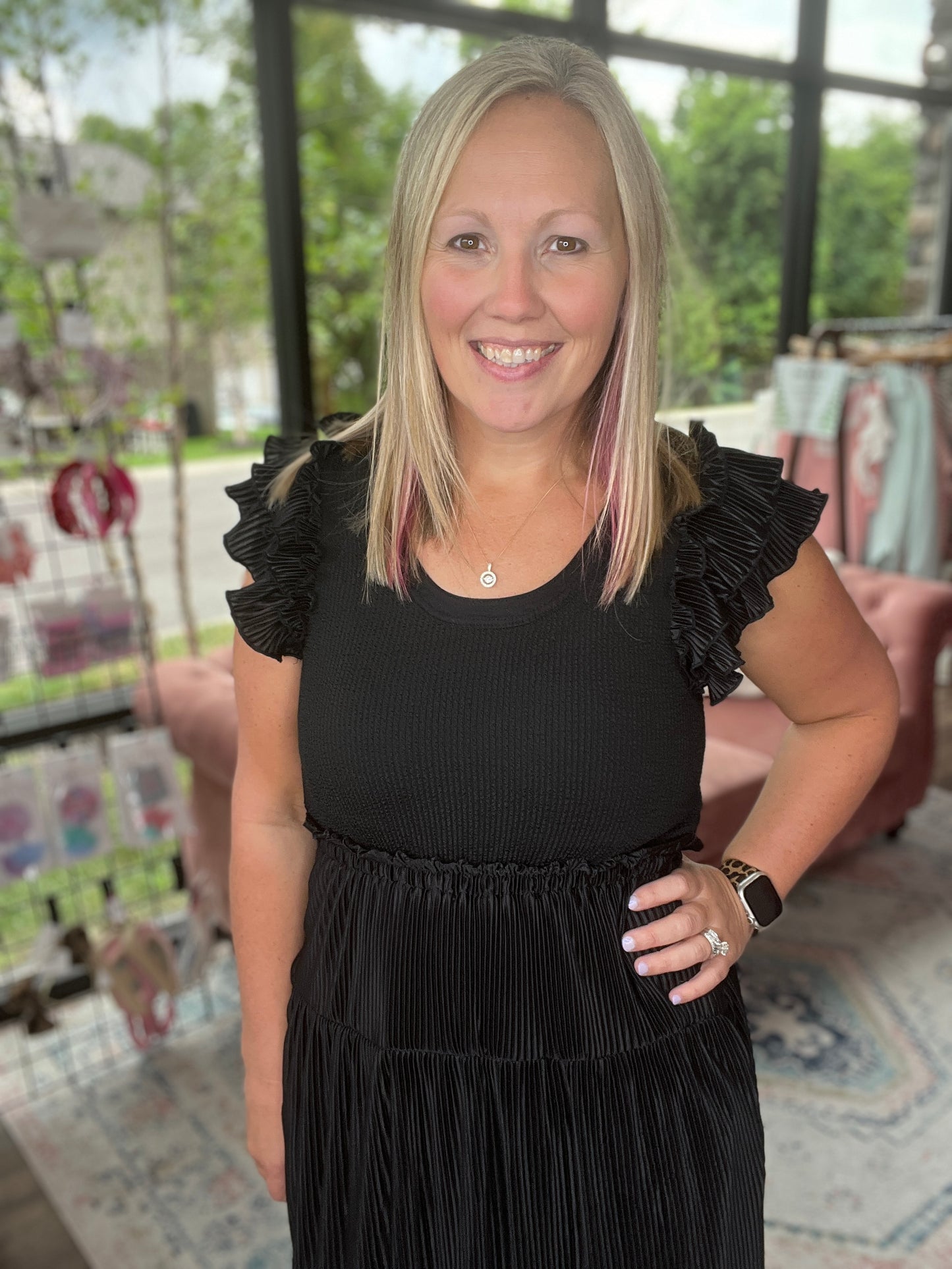 Carleigh Dress- Black