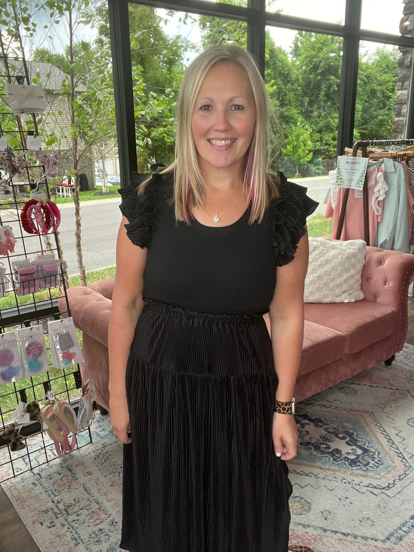 Carleigh Dress- Black