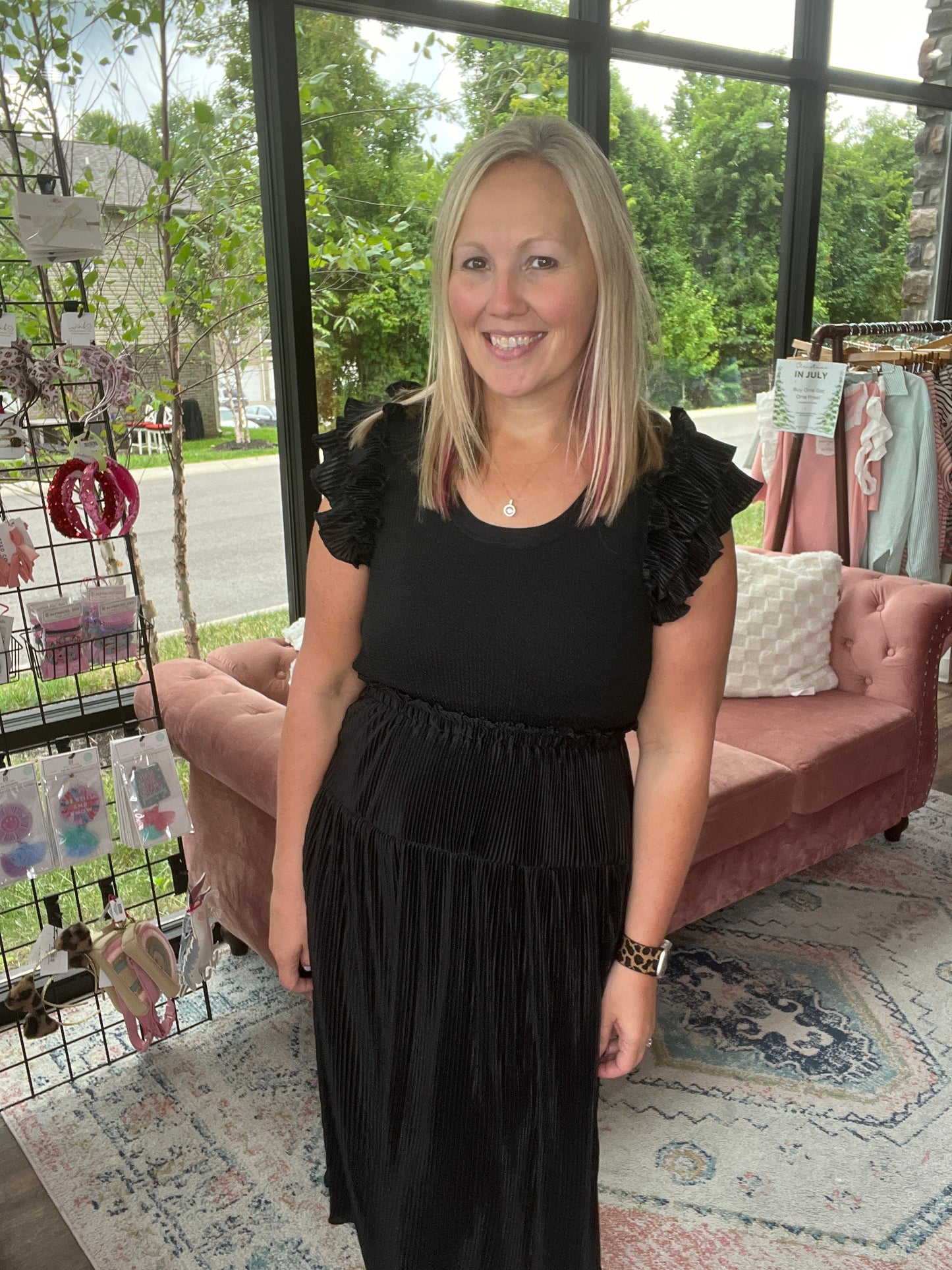 Carleigh Dress- Black