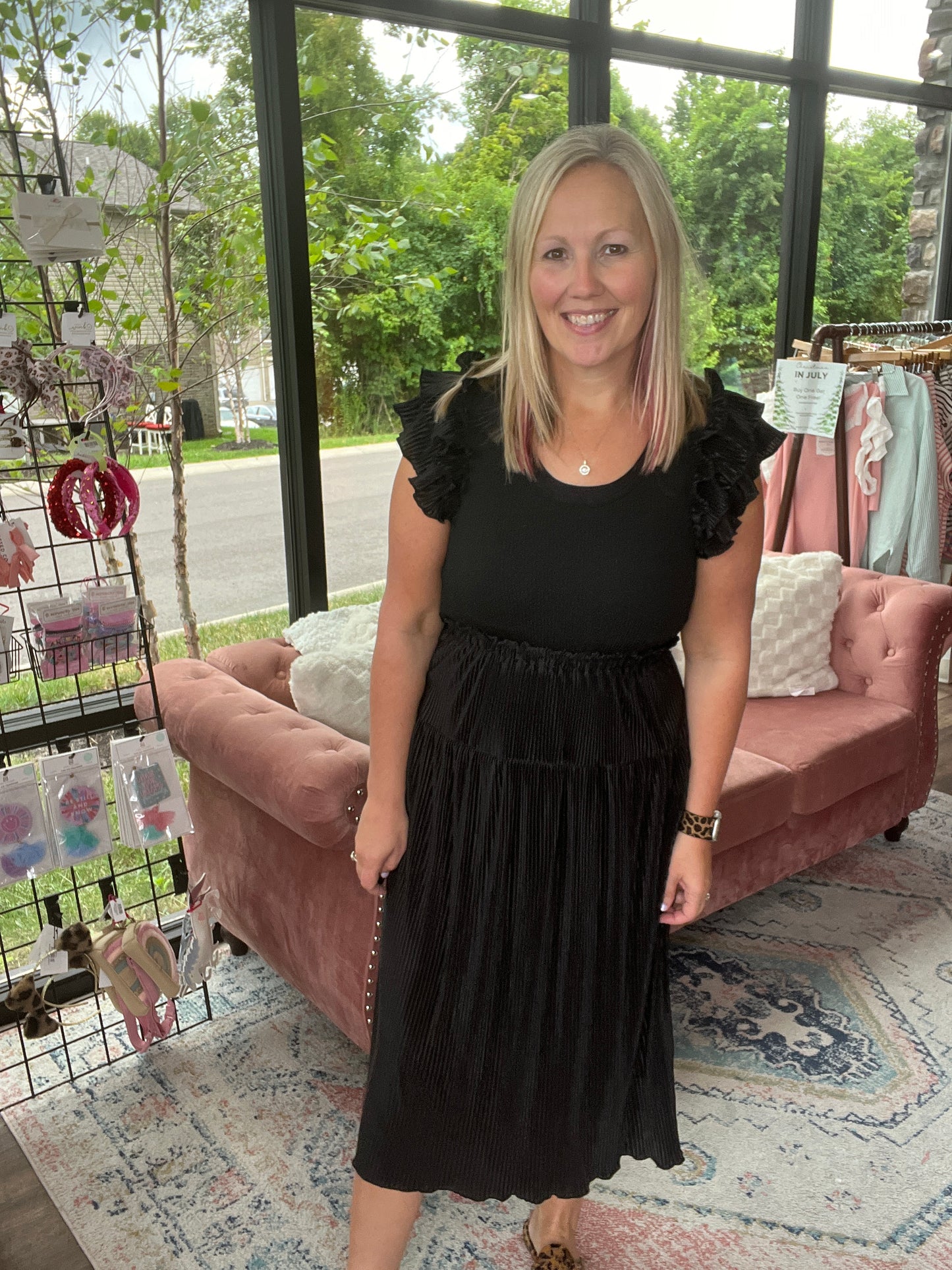 Carleigh Dress- Black