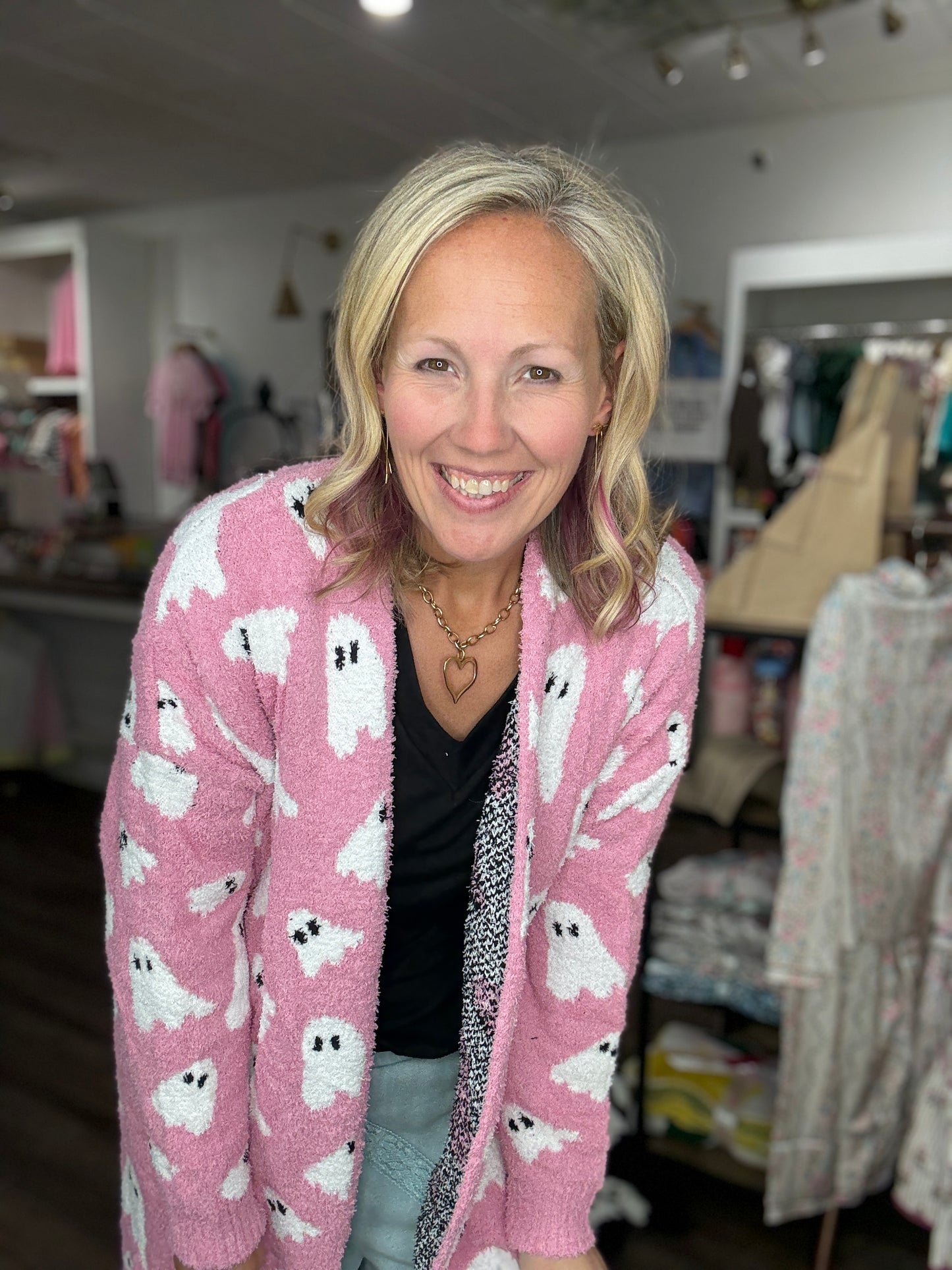 Pink Ghost Cardigan
