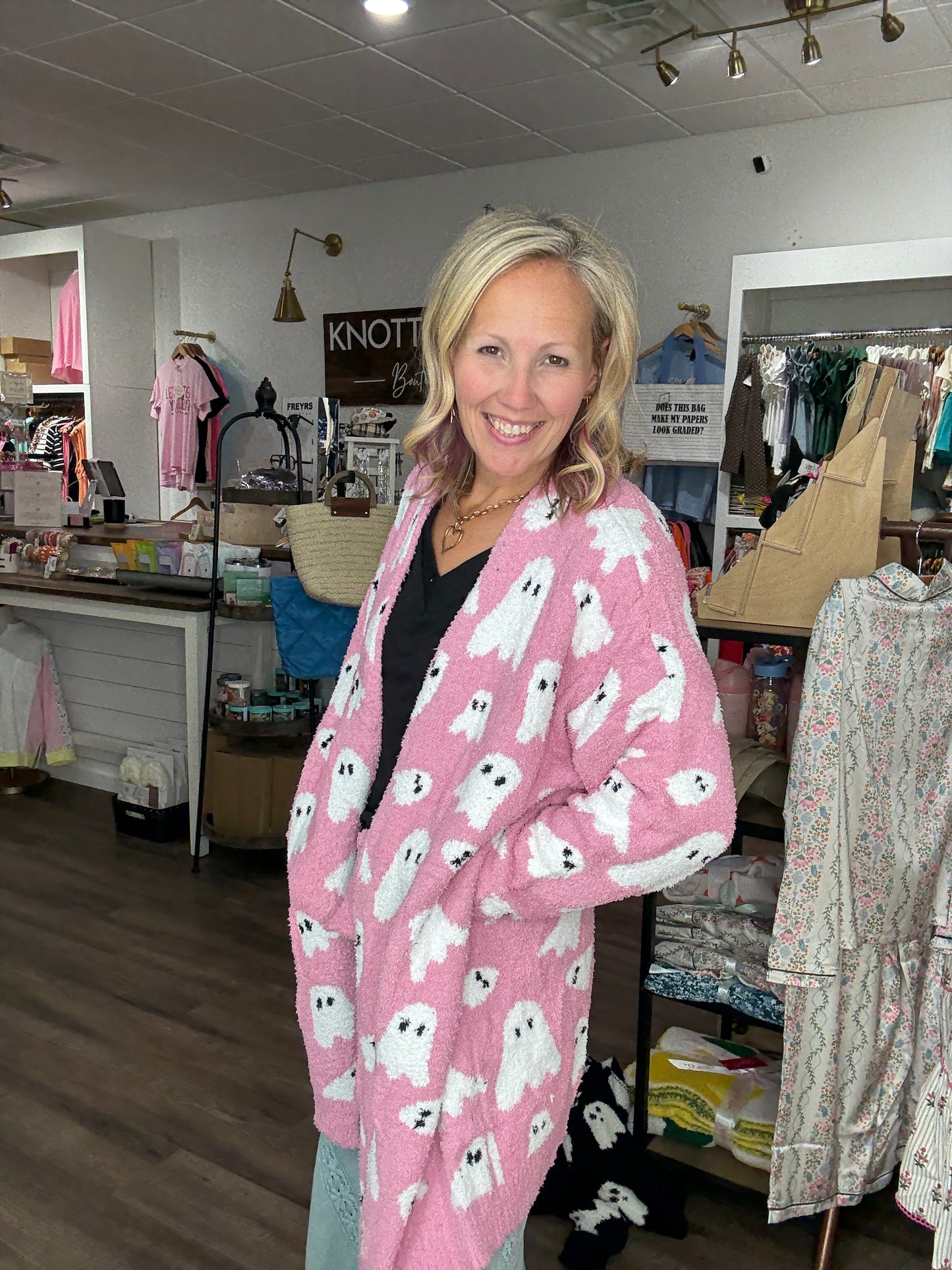 Pink Ghost Cardigan