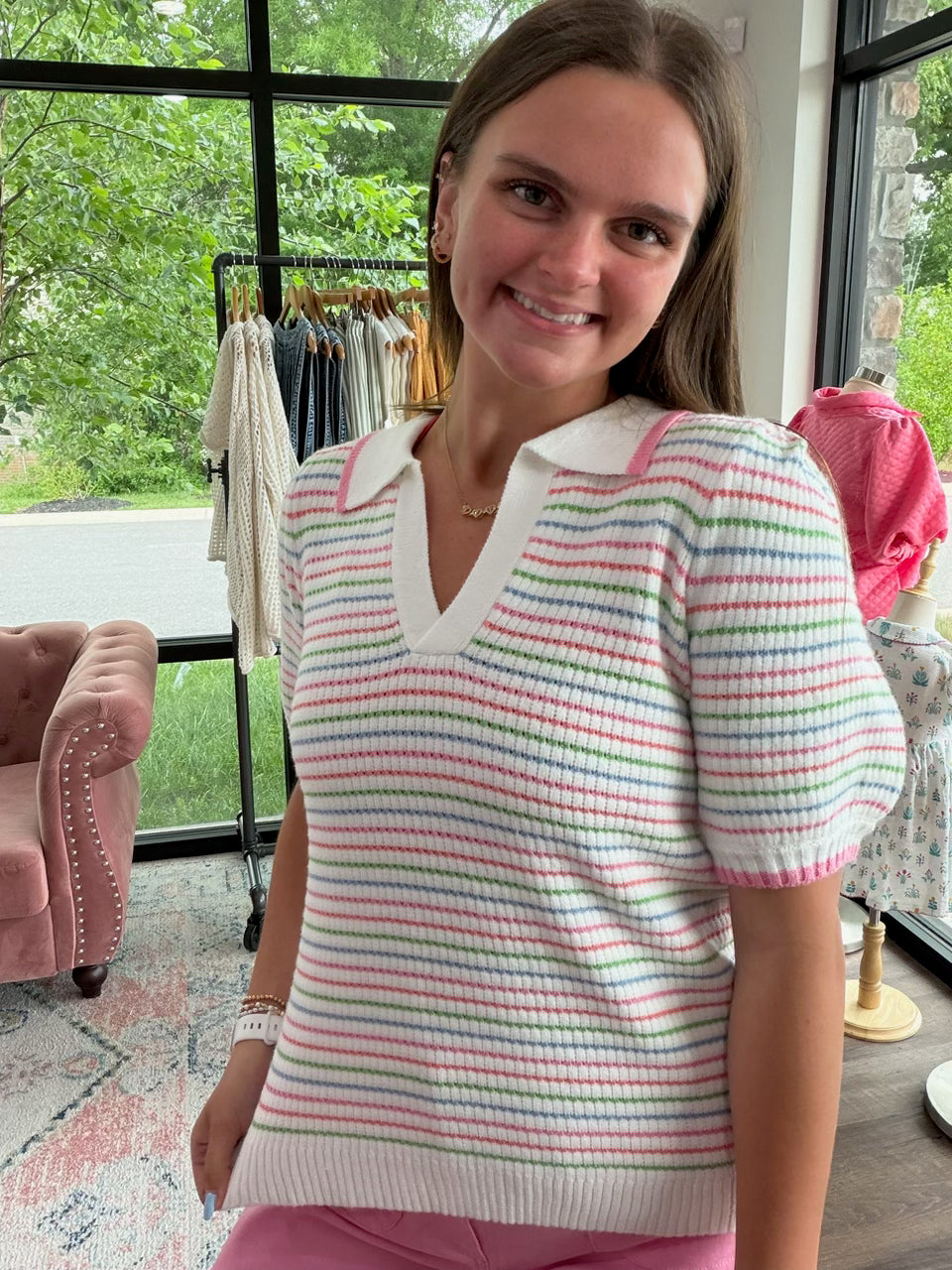 Candy Stripe Top