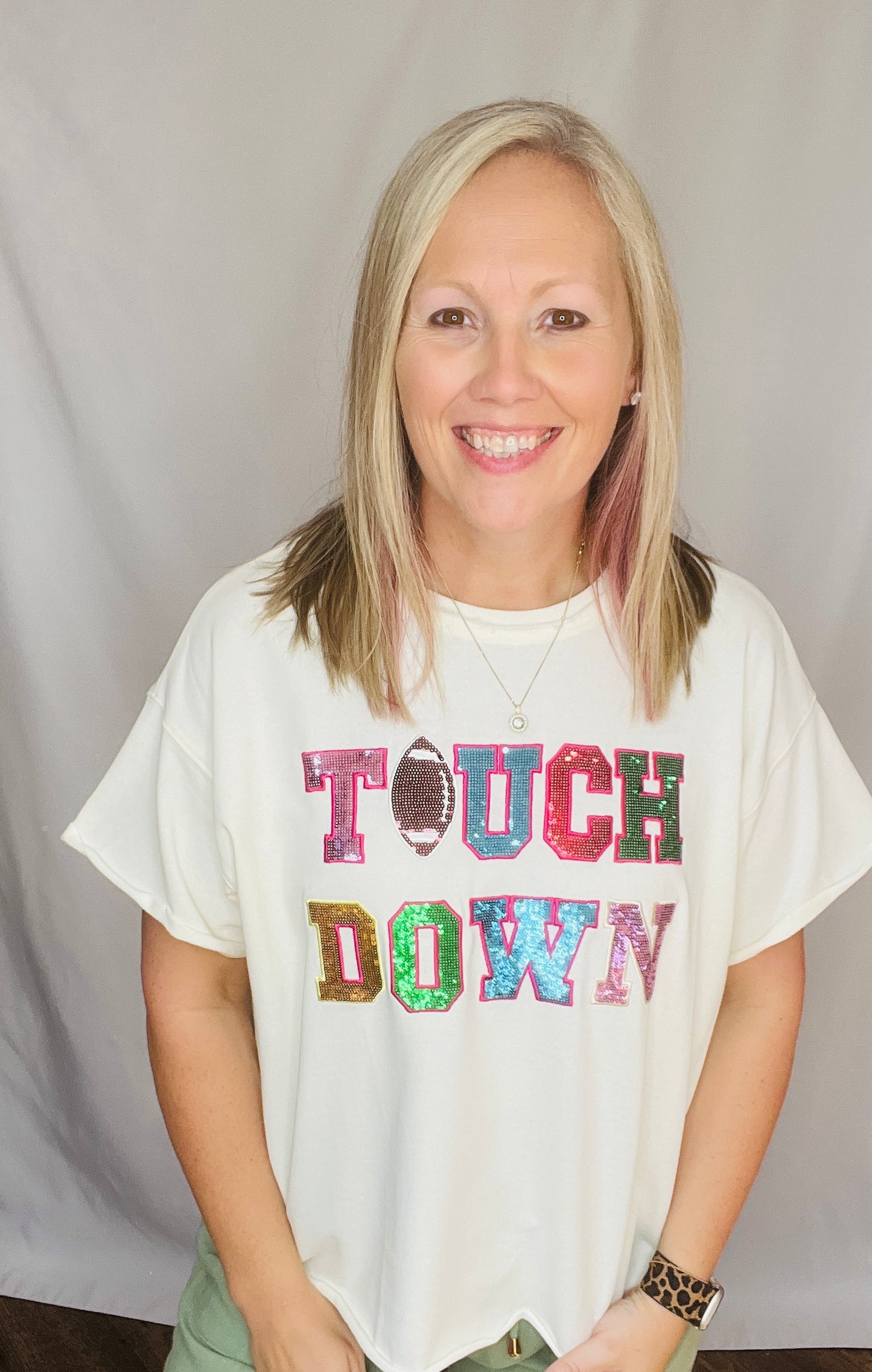 Sequins Touch Down Top