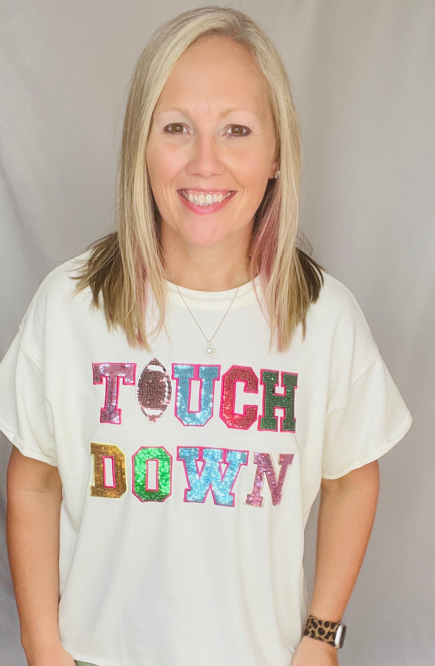 Sequins Touch Down Top