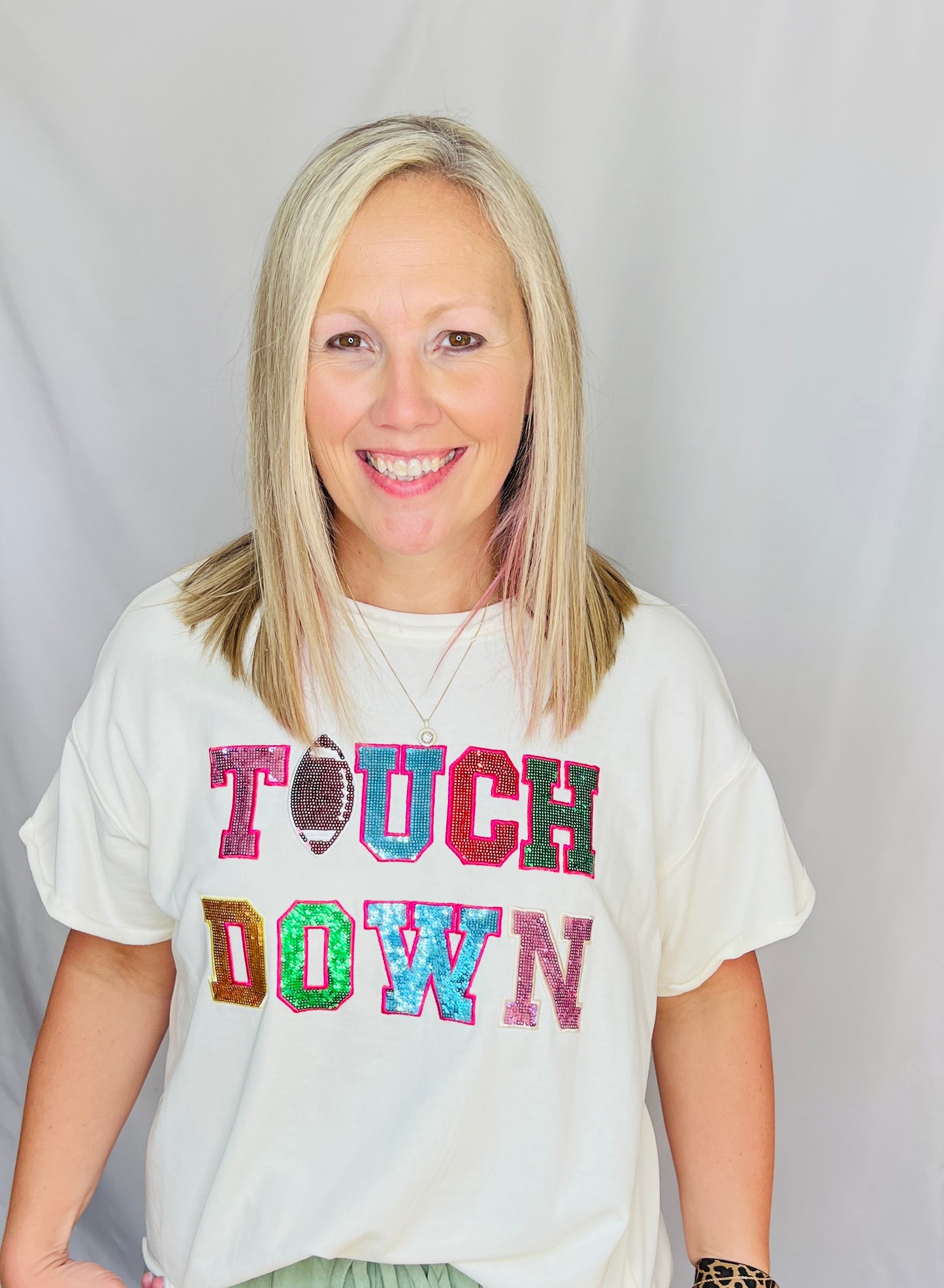 Sequins Touch Down Top