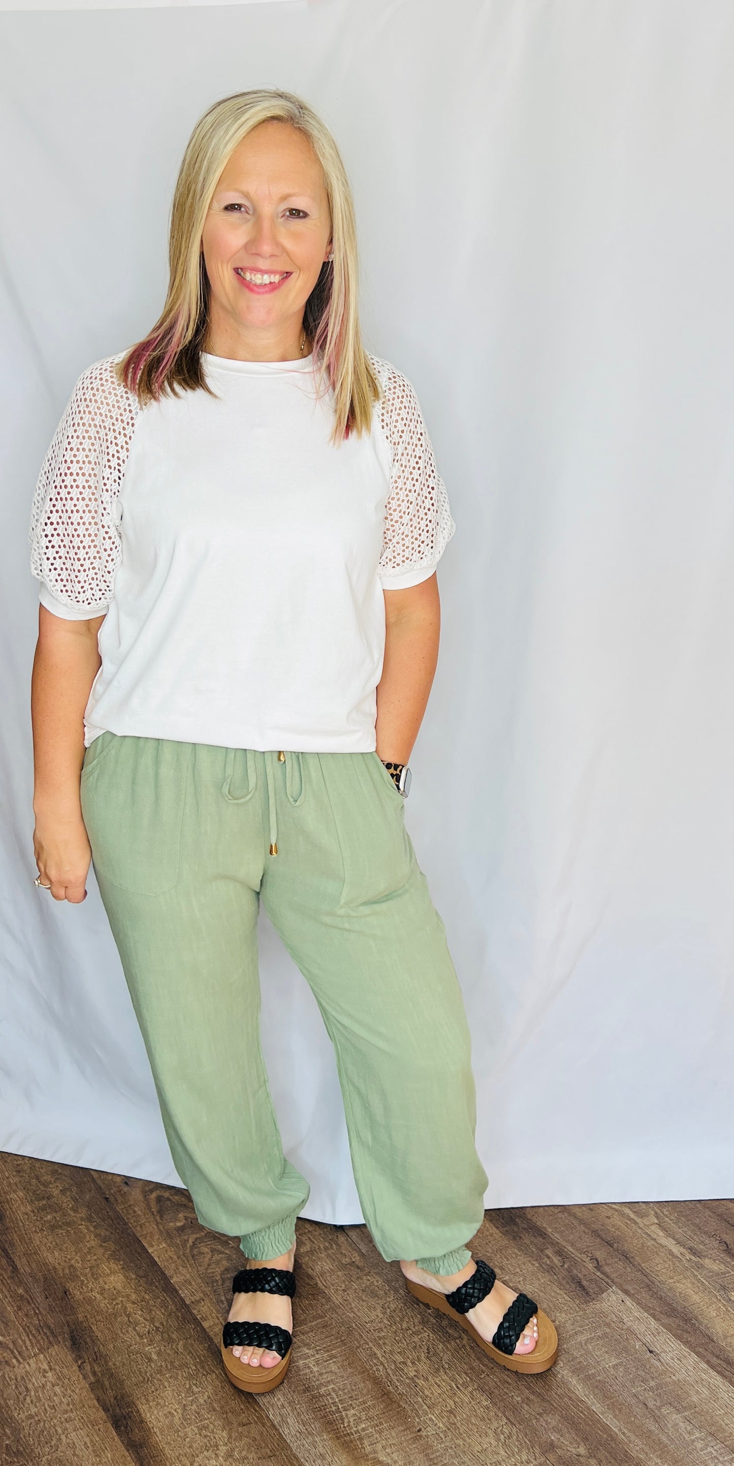 Sage Green Joggers