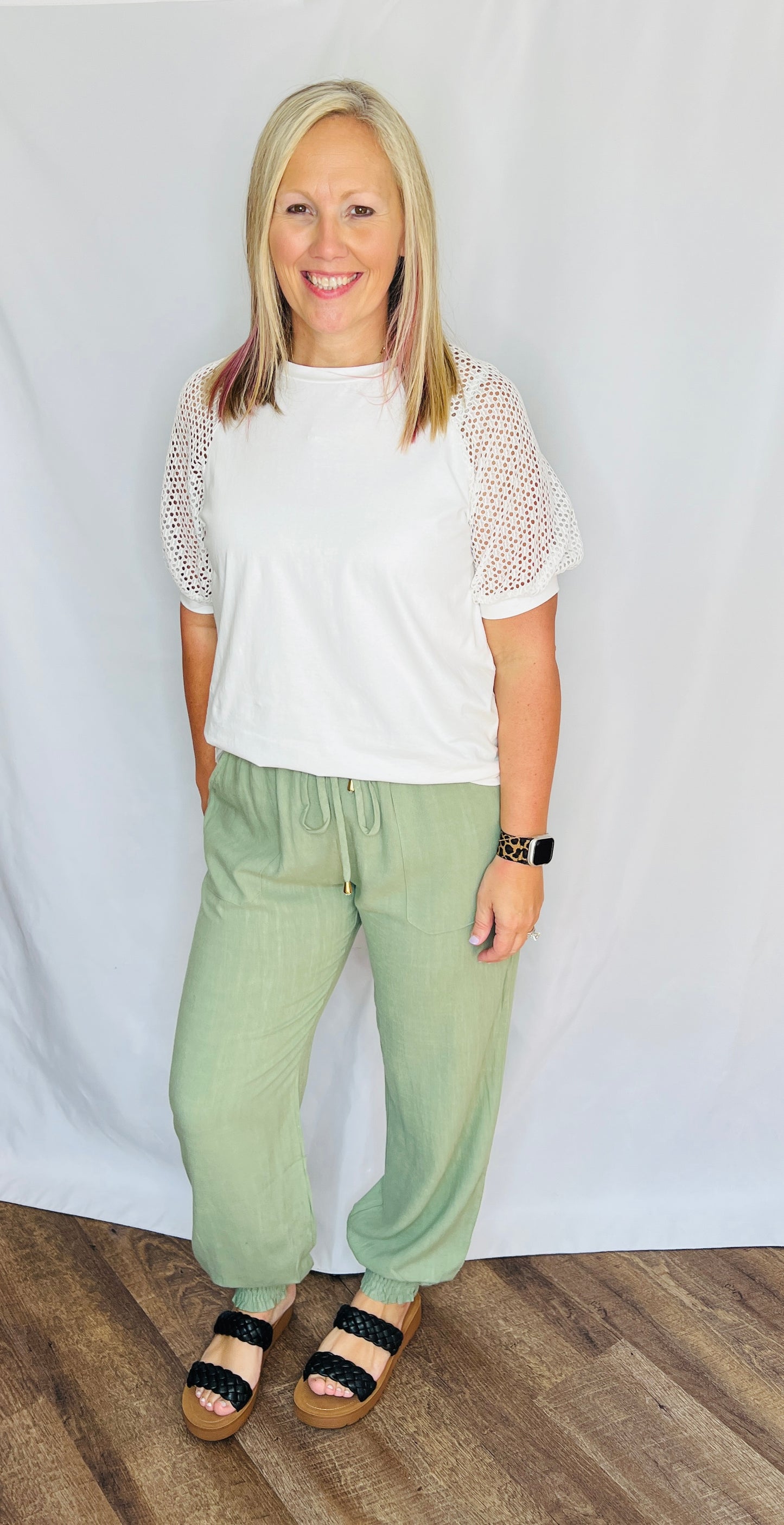 Sage Green Joggers