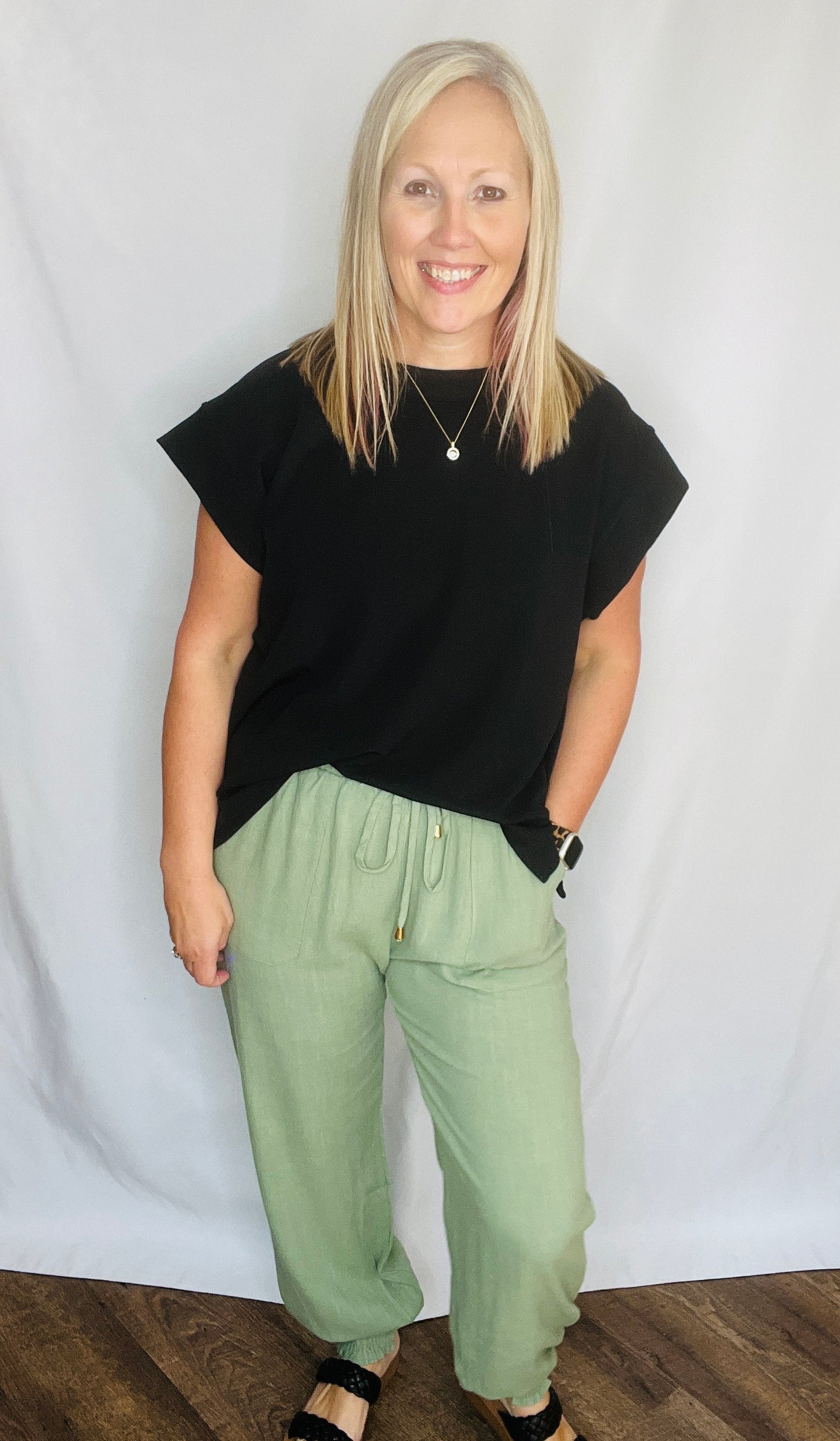 Sage Green Joggers