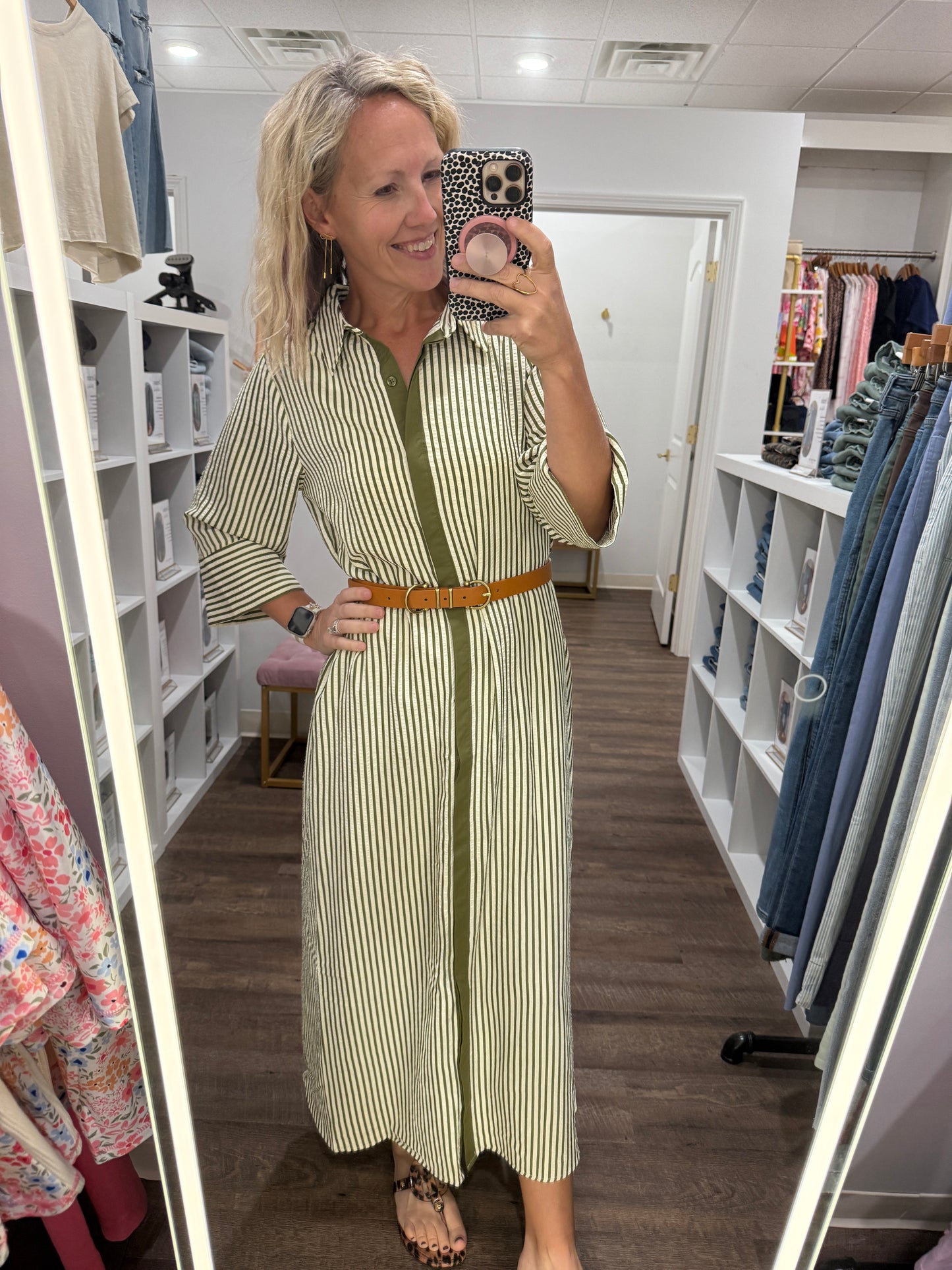 Olive Lane Midi Dress