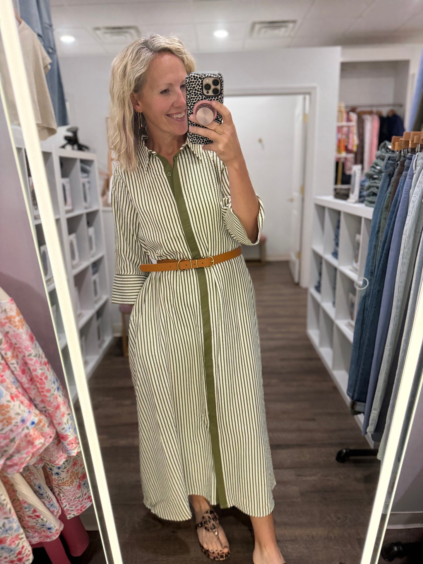 Olive Lane Midi Dress