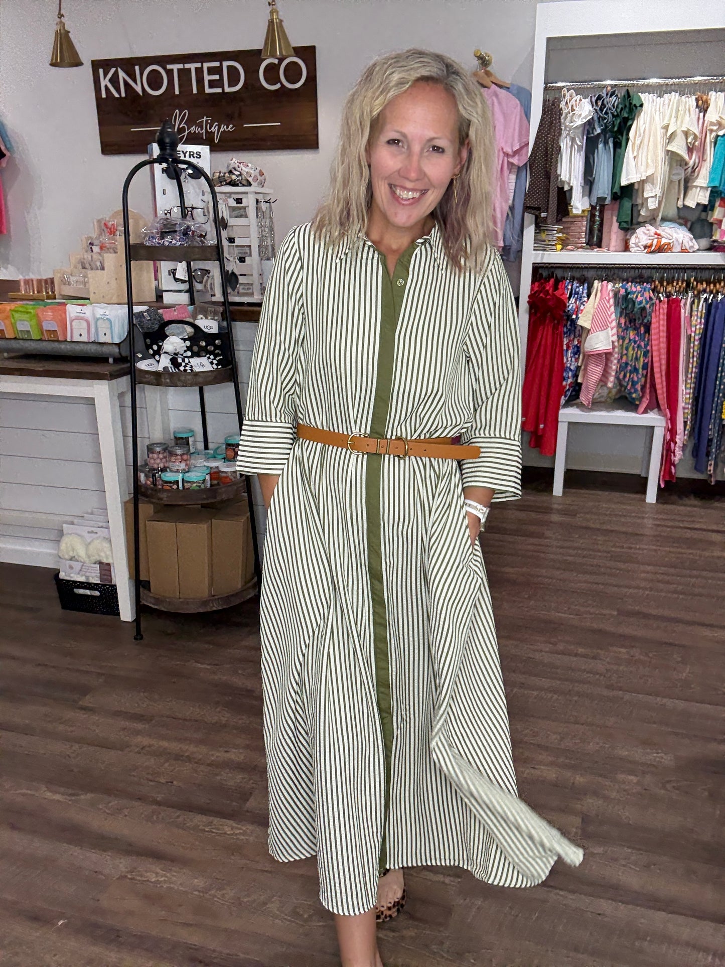 Olive Lane Midi Dress