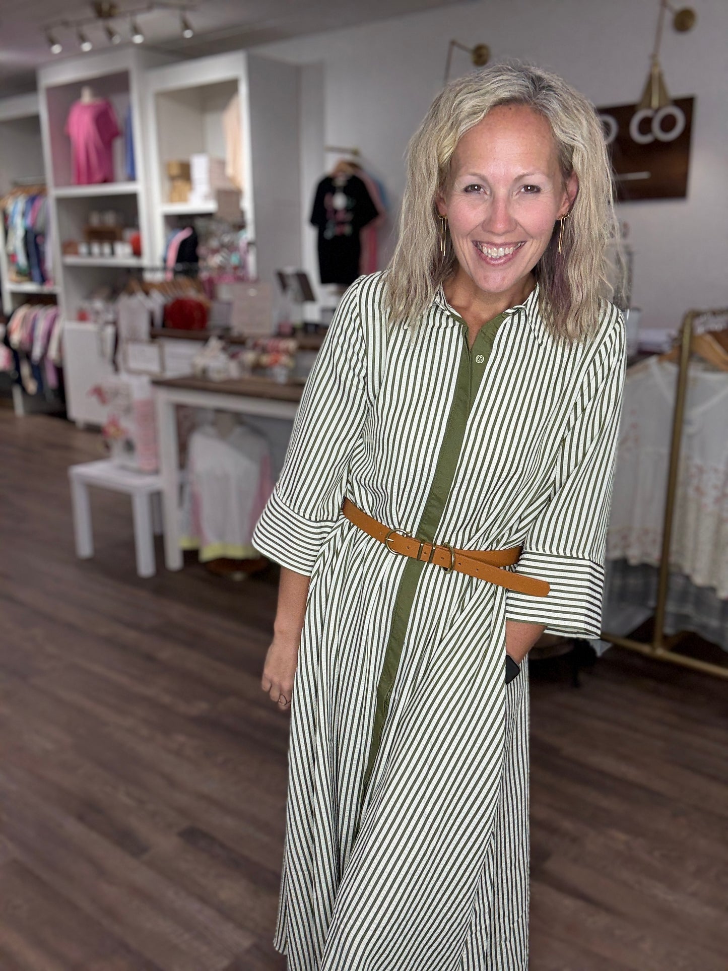 Olive Lane Midi Dress