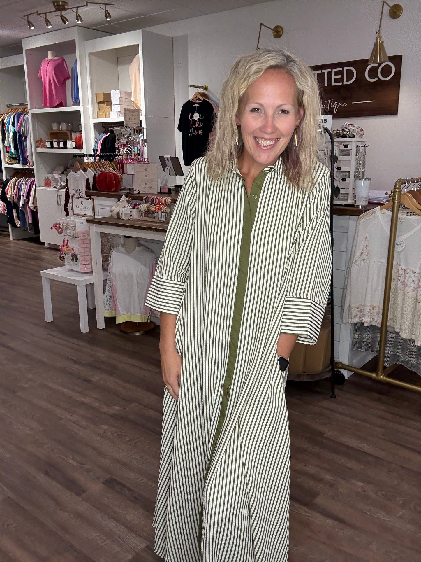 Olive Lane Midi Dress