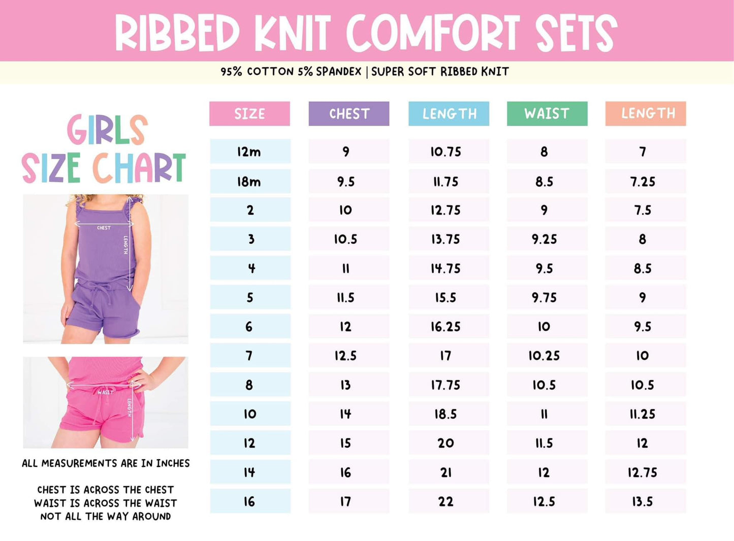 Ribbed Knit Set-Kids