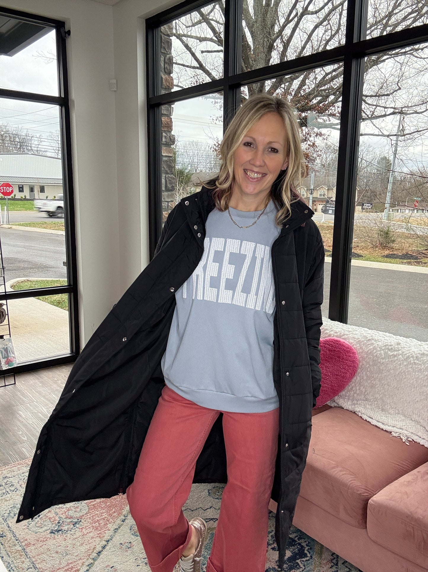 Freezing Ribbed Pullover