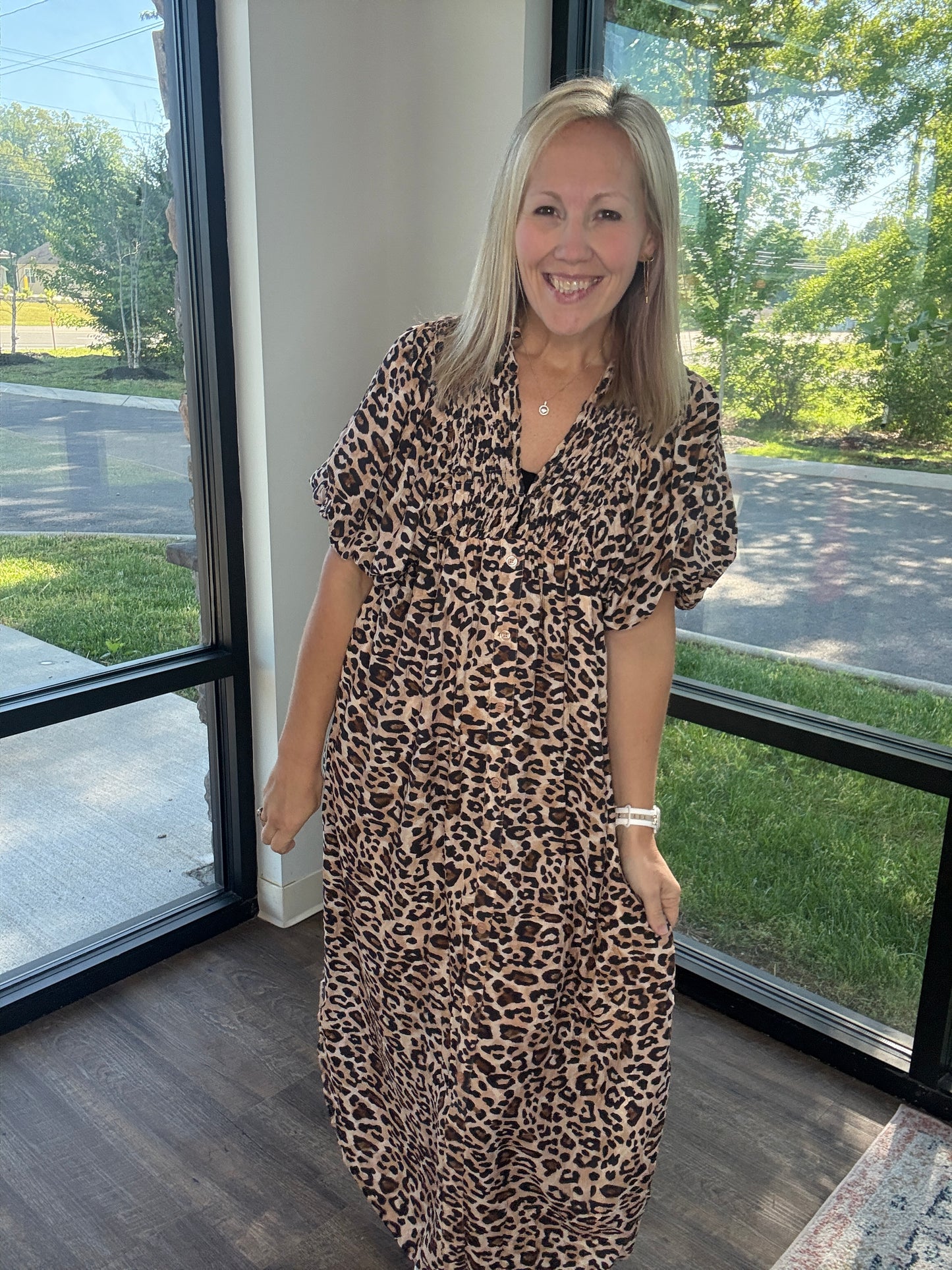 Wild Nights Smocked Dress