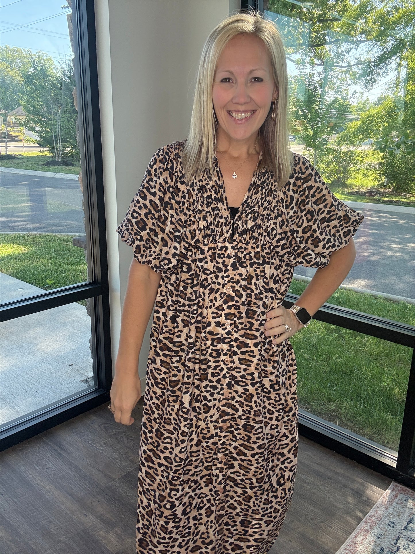 Wild Nights Smocked Dress