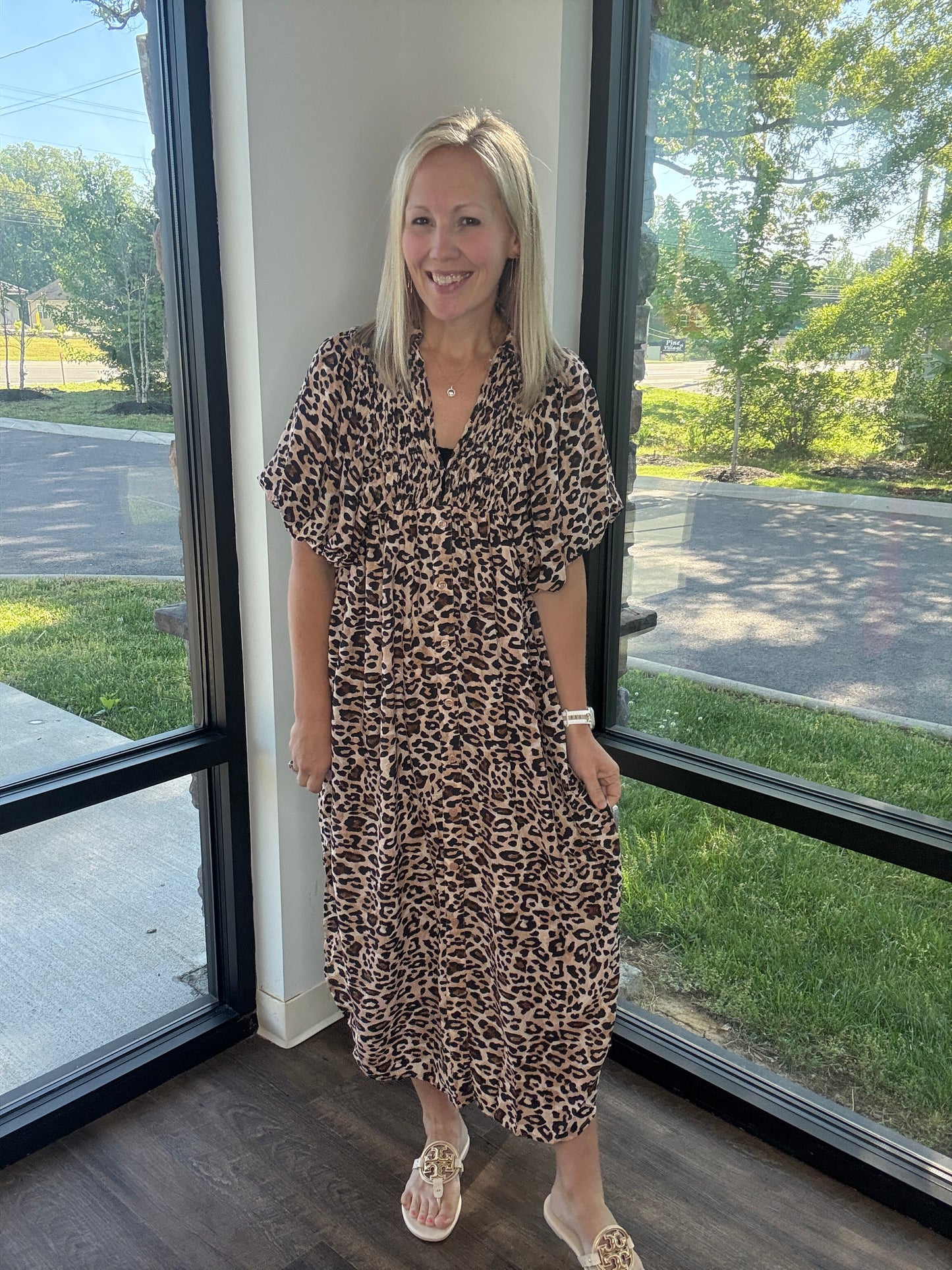Wild Nights Smocked Dress