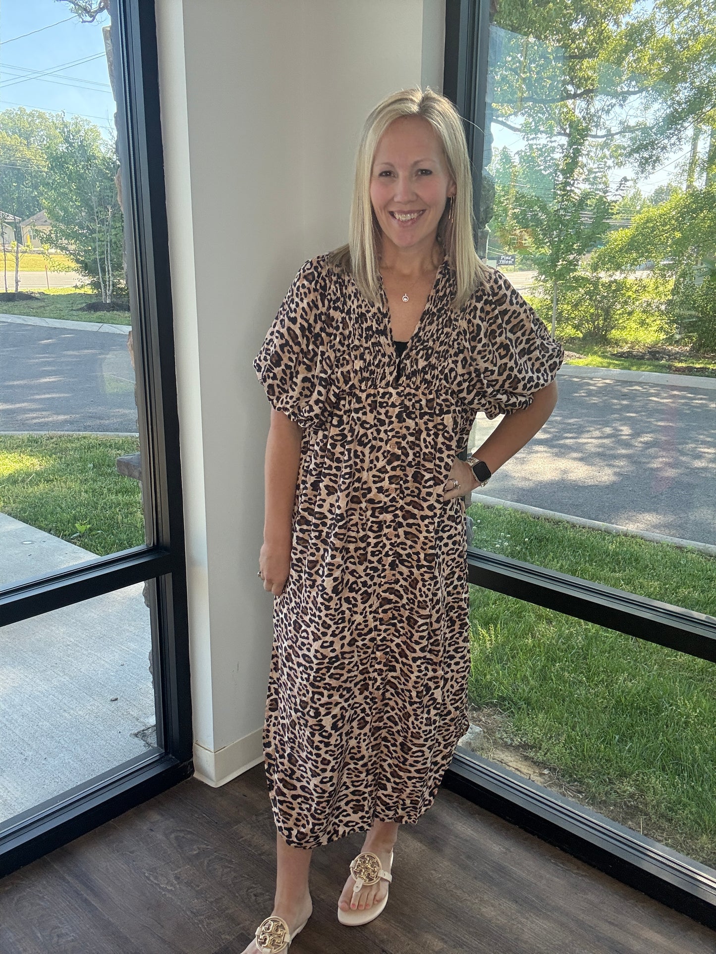 Wild Nights Smocked Dress