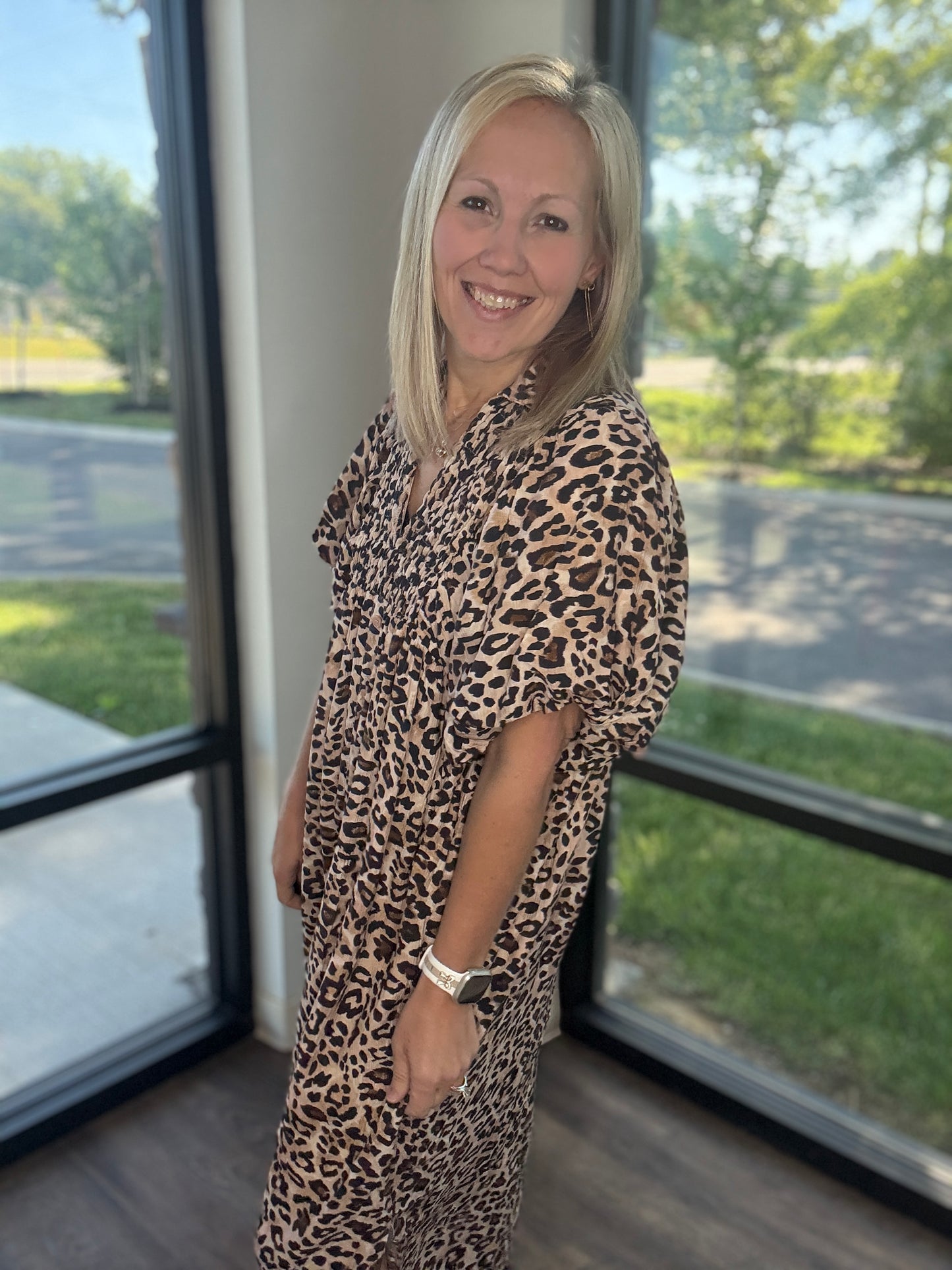 Wild Nights Smocked Dress