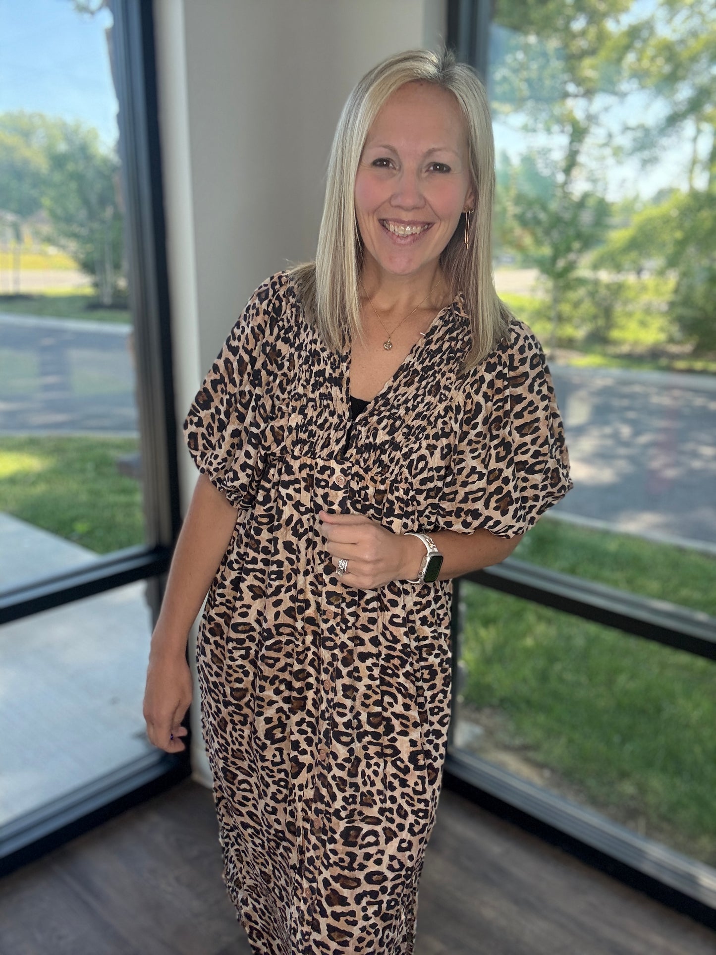 Wild Nights Smocked Dress