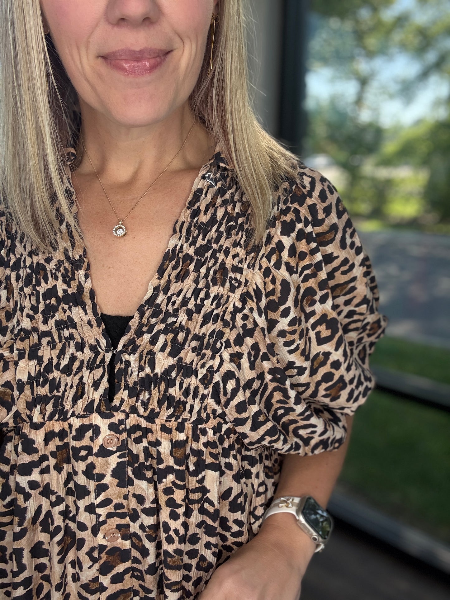 Wild Nights Smocked Dress