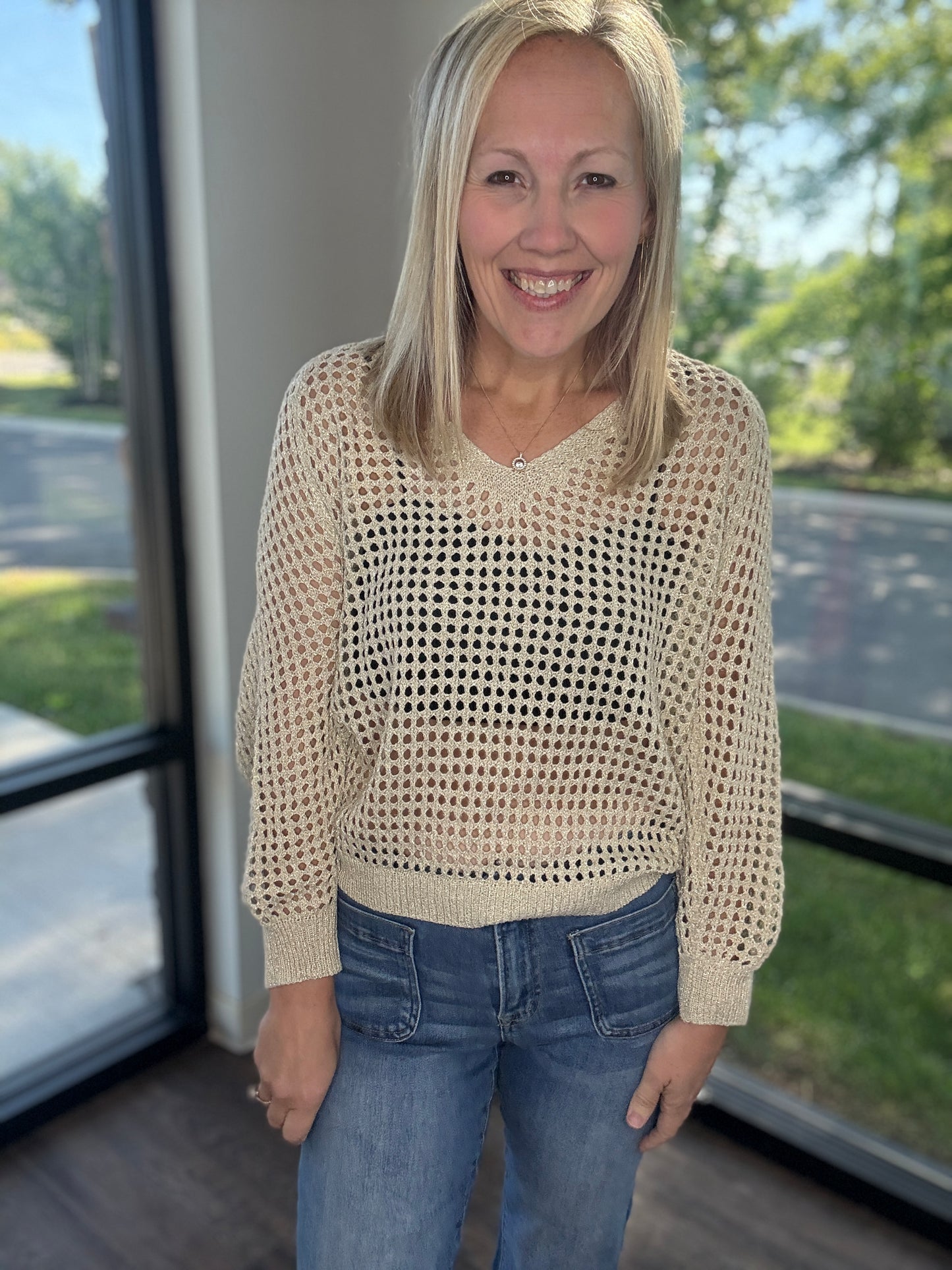 Golden Hour Crochet Top