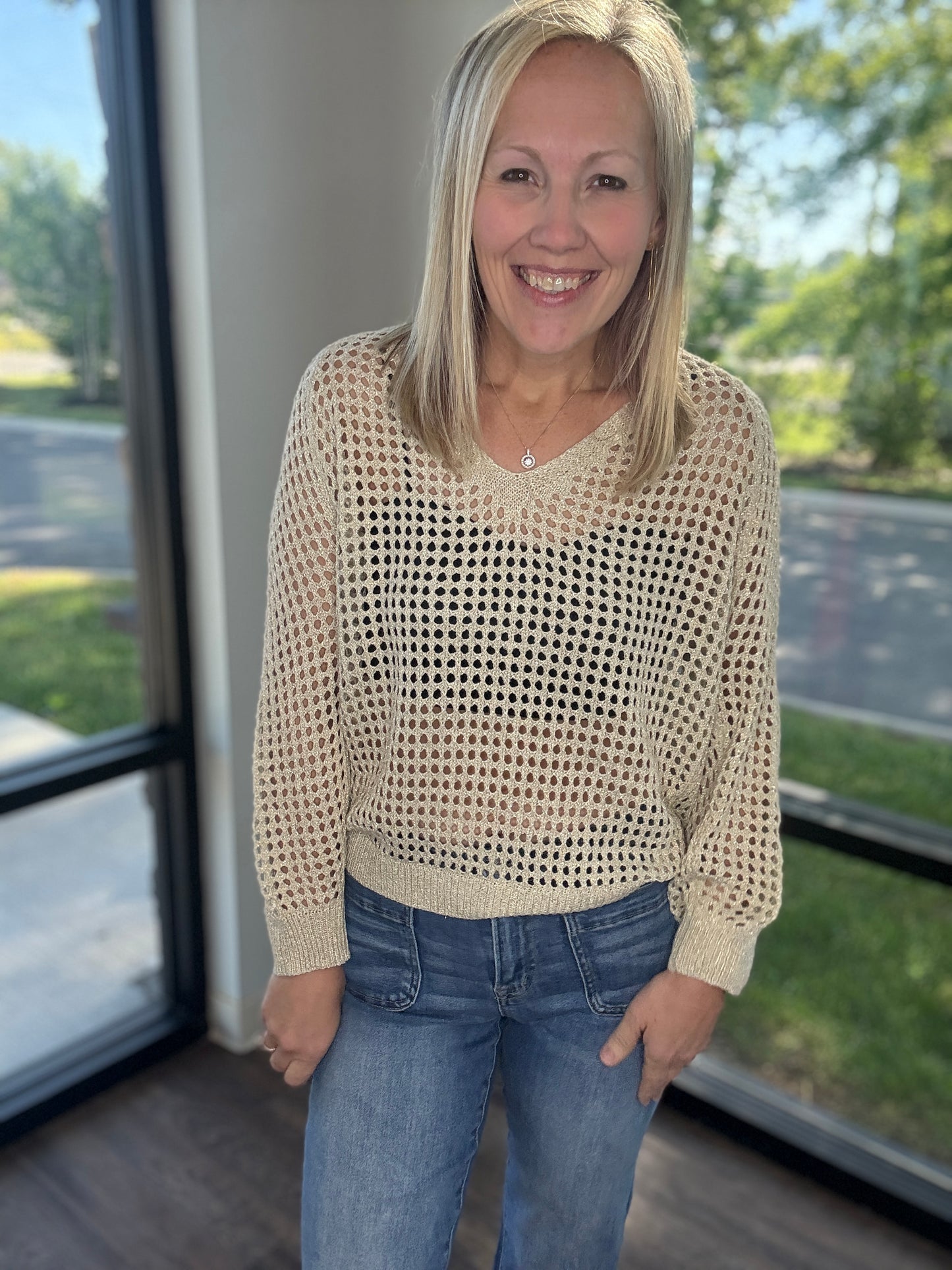 Golden Hour Crochet Top