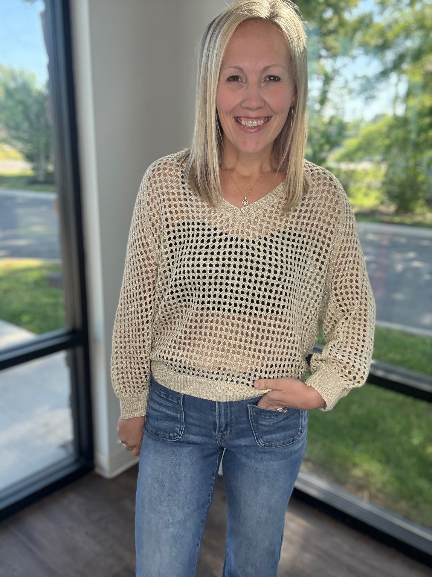 Golden Hour Crochet Top
