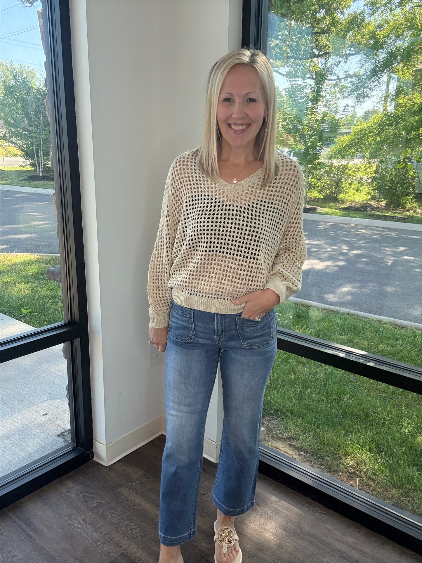 Golden Hour Crochet Top