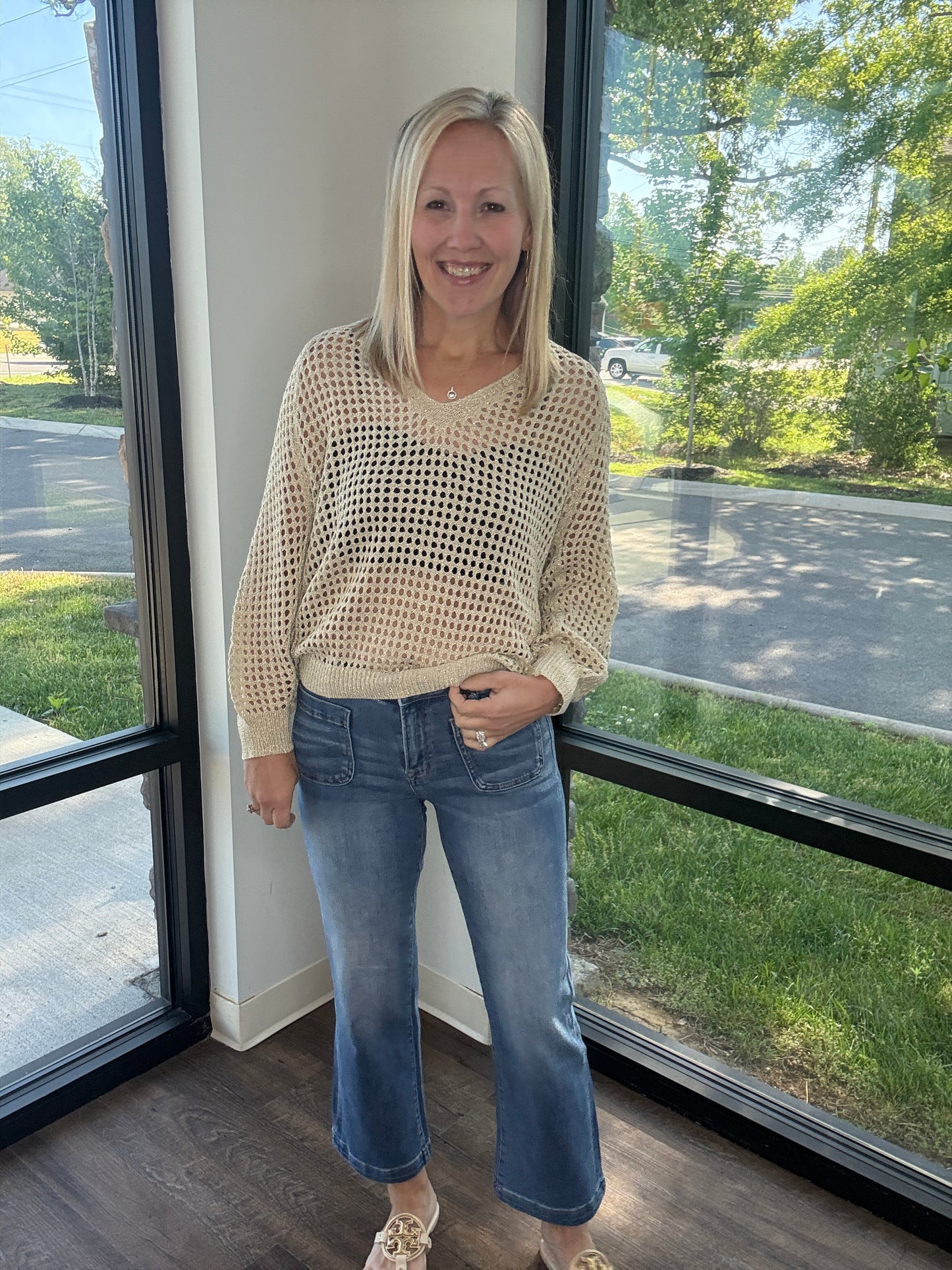 Golden Hour Crochet Top