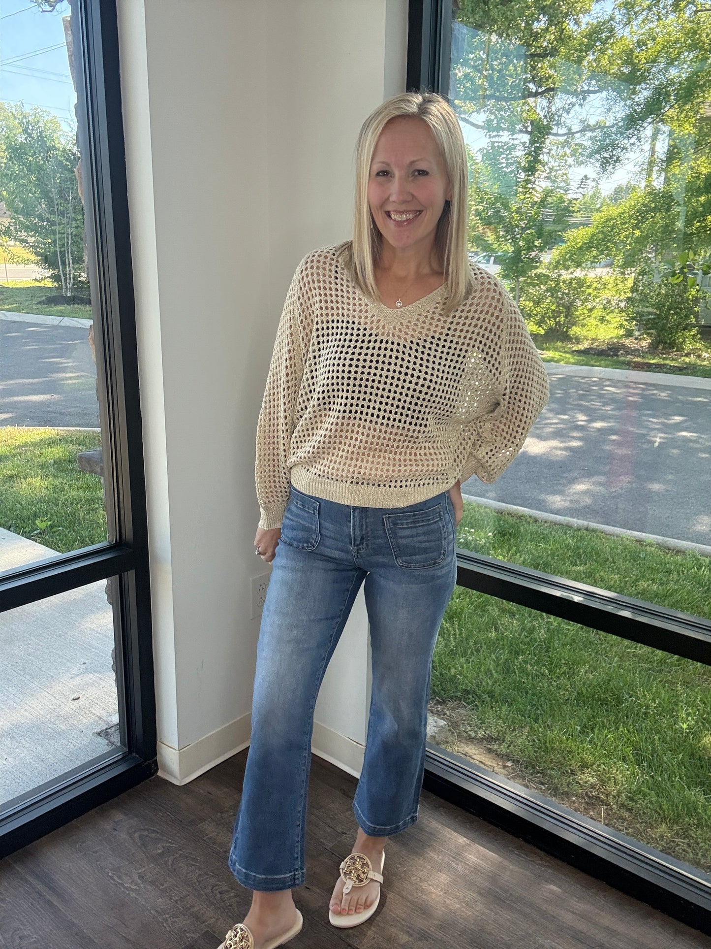 Golden Hour Crochet Top