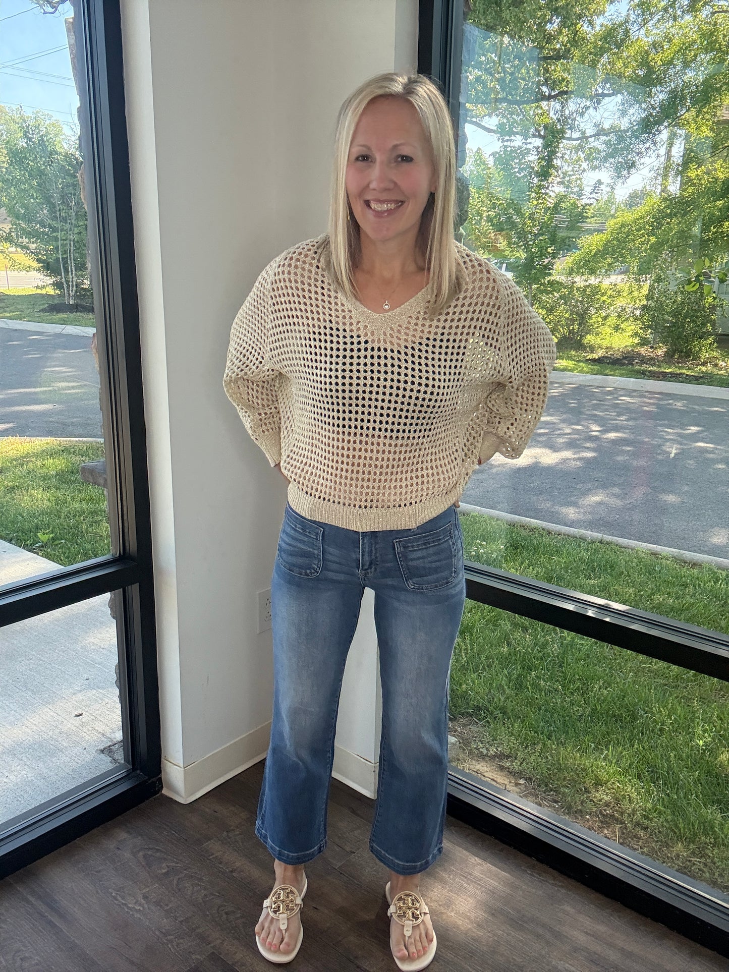 Golden Hour Crochet Top