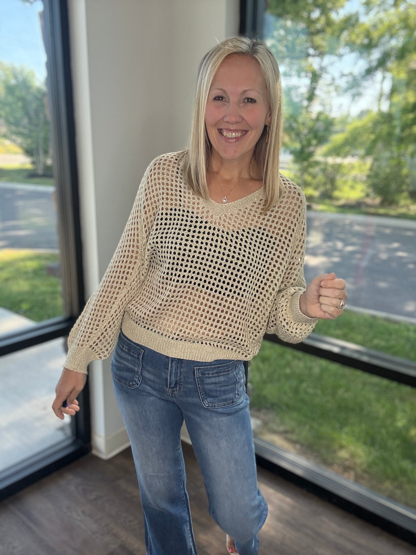 Golden Hour Crochet Top