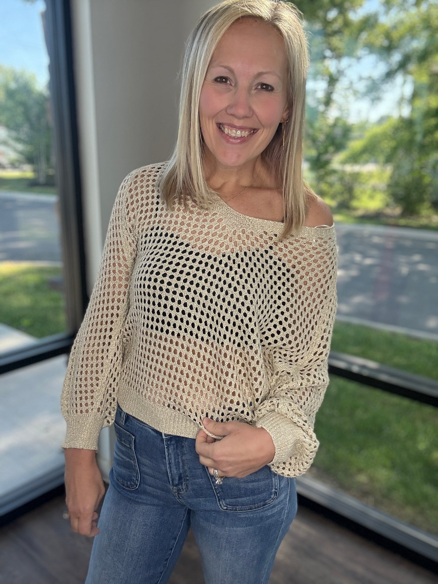Golden Hour Crochet Top