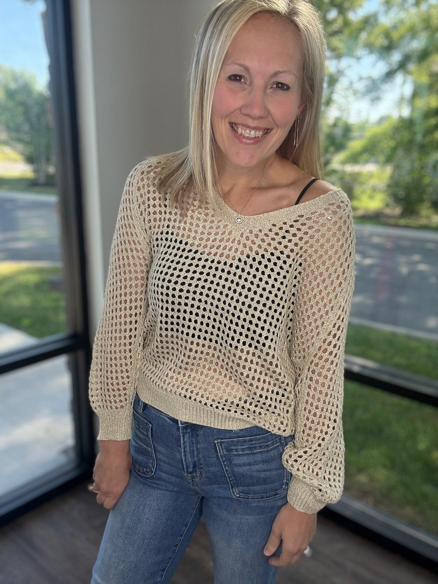 Golden Hour Crochet Top