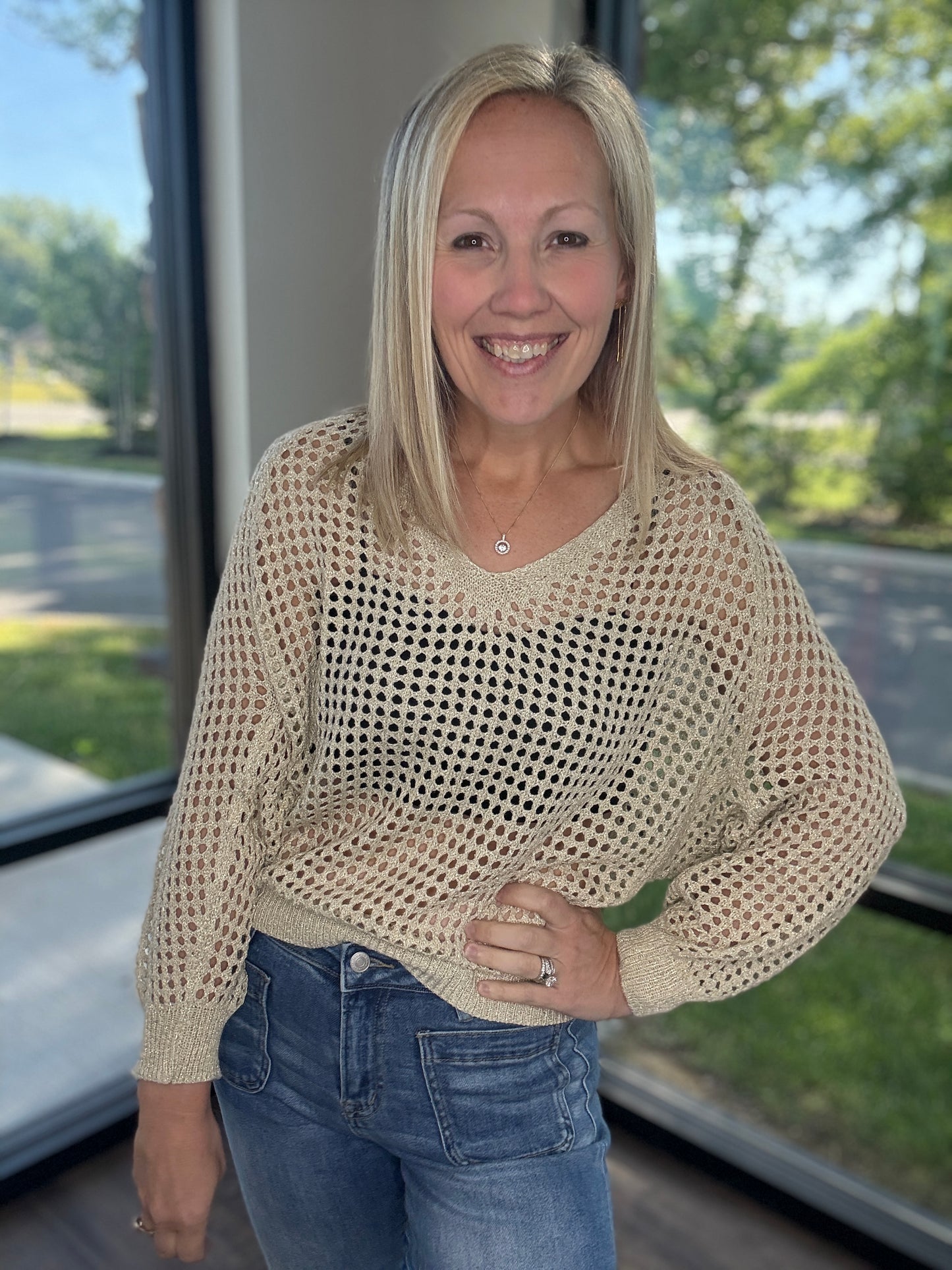 Golden Hour Crochet Top