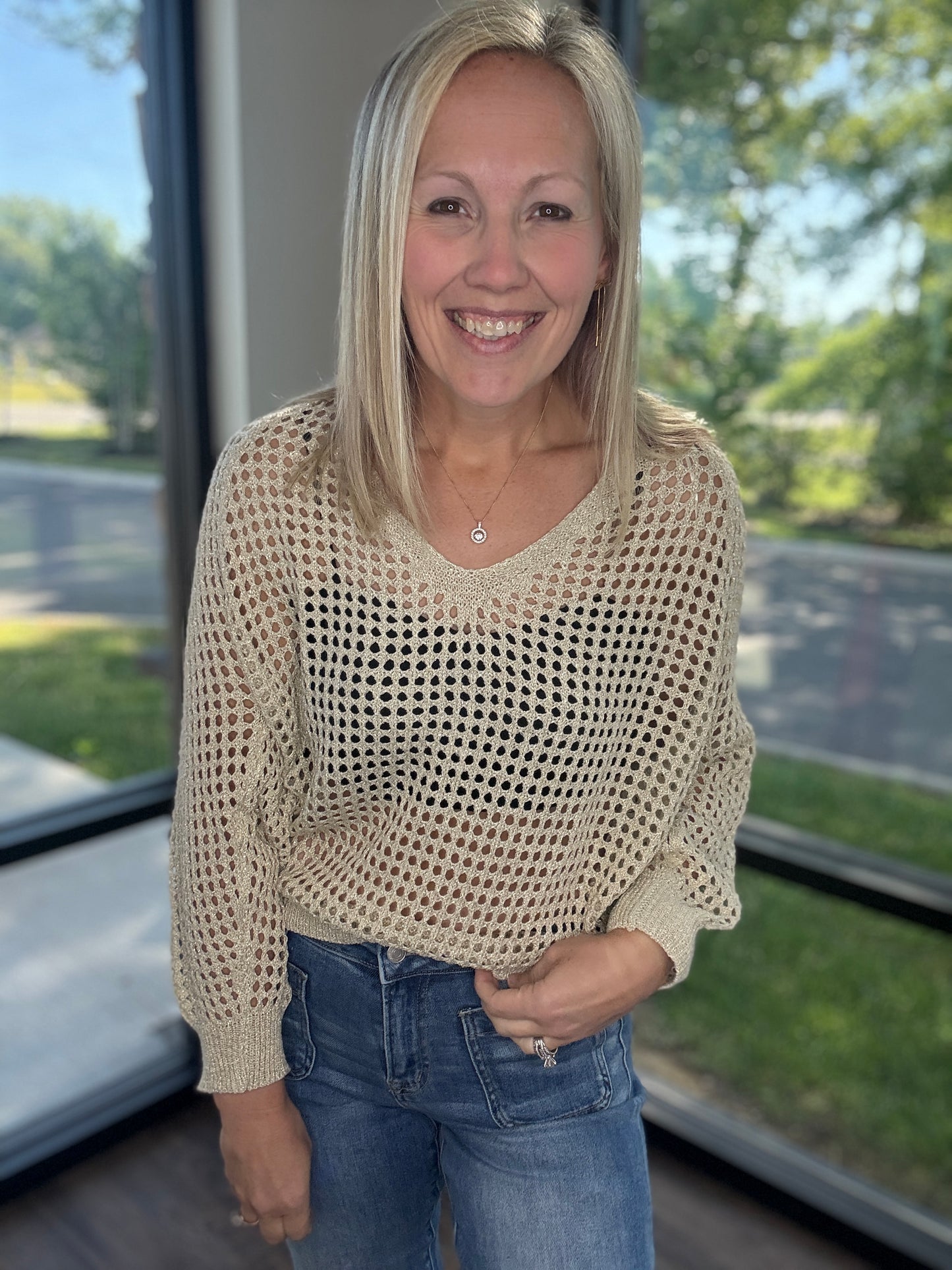 Golden Hour Crochet Top
